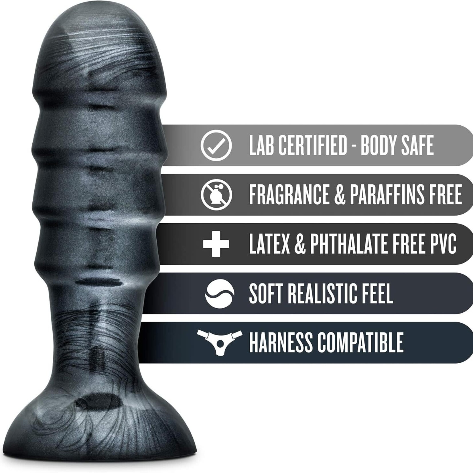 Blush Novelties Jet - Bruiser - Carbon Metallic Black