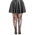 Leg Avenue Star Net Tights - 1x 2x - Black
