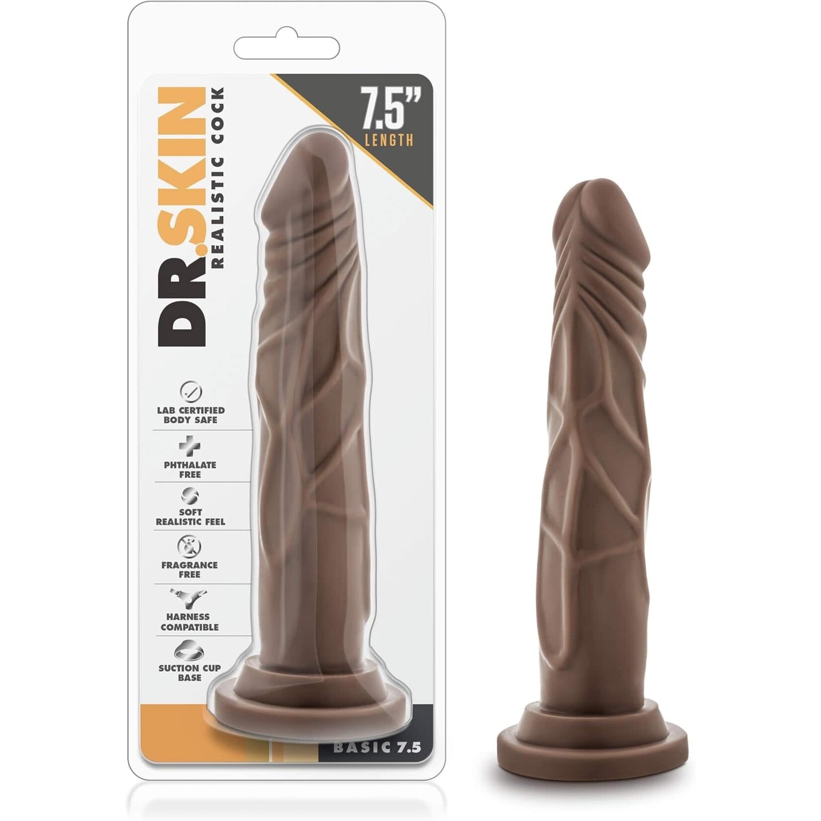 Blush Novelties Dr. Skin - Realistic Cock - Basic 7.5
