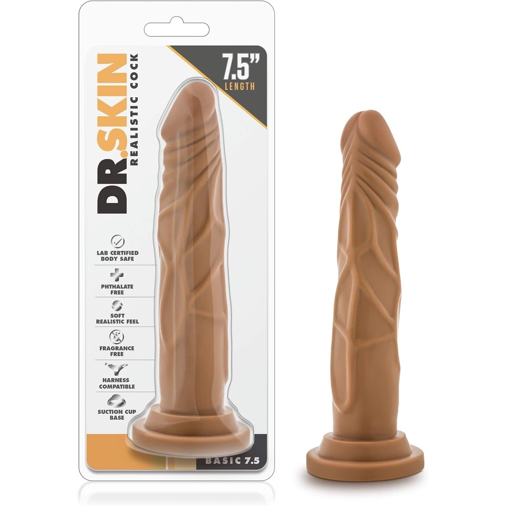 Blush Novelties Dr. Skin - Realistic Cock - Basic 7.5