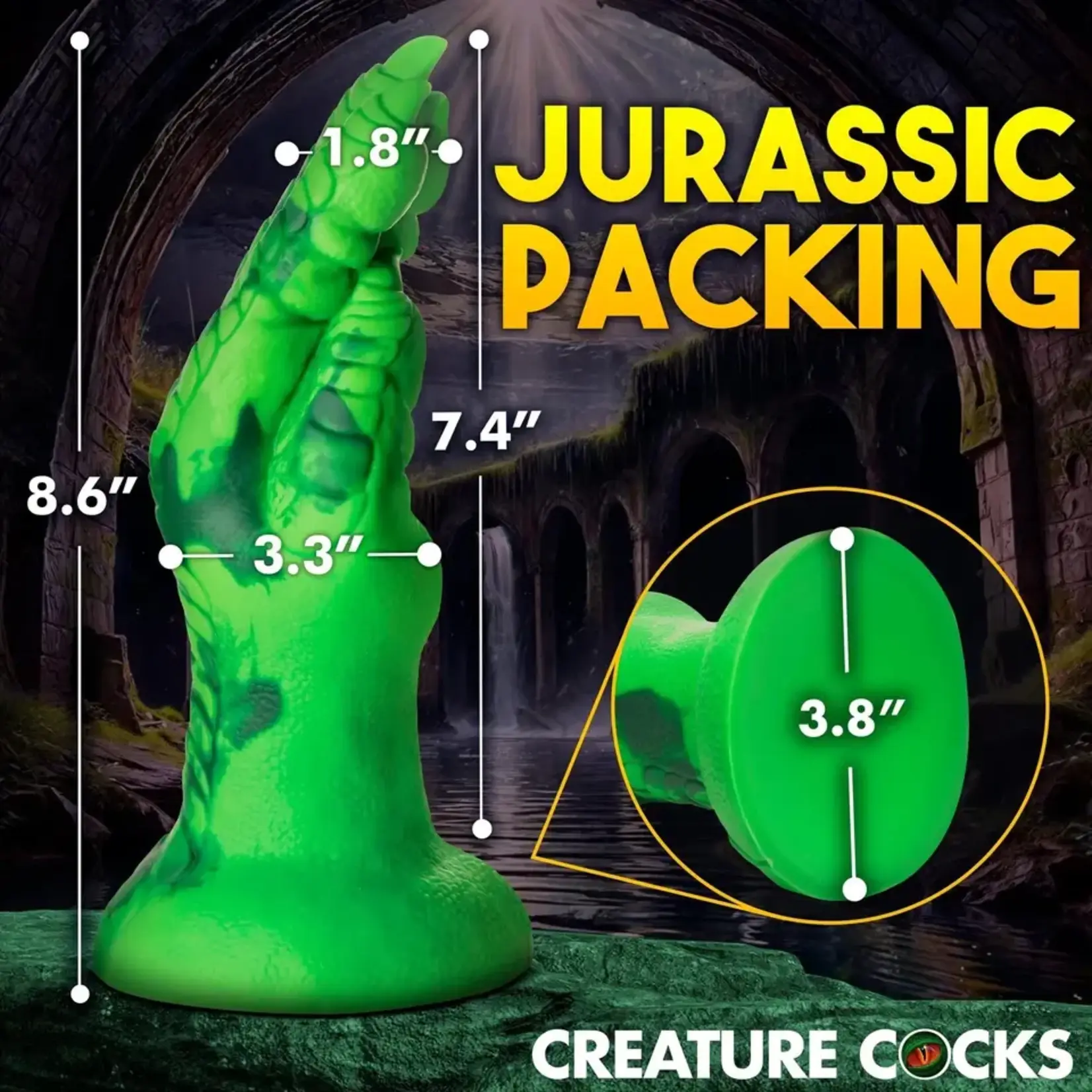 XR Brands Creature Cocks Creature Cocks Raptor Claw Fisting Silicone Dildo