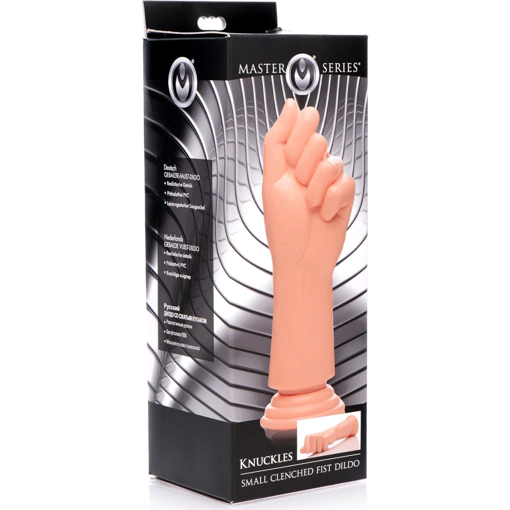 XR Brands Master Series Master Series Knuckles Small Clenched Fist Dildo - Vanilla