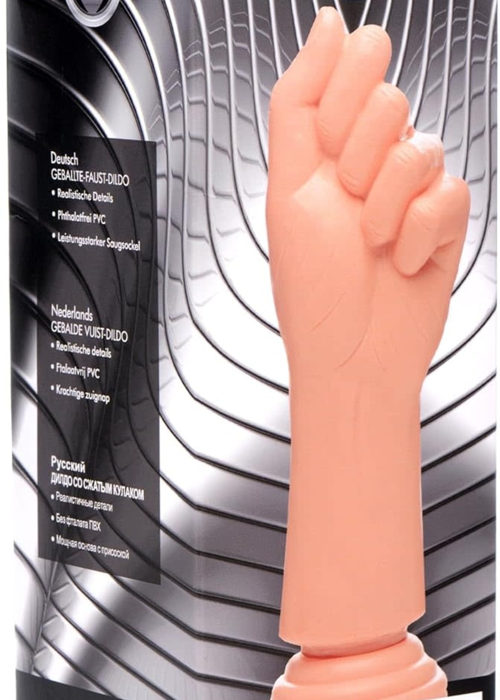 XR Brands Master Series Master Series Knuckles Small Clenched Fist Dildo - Vanilla