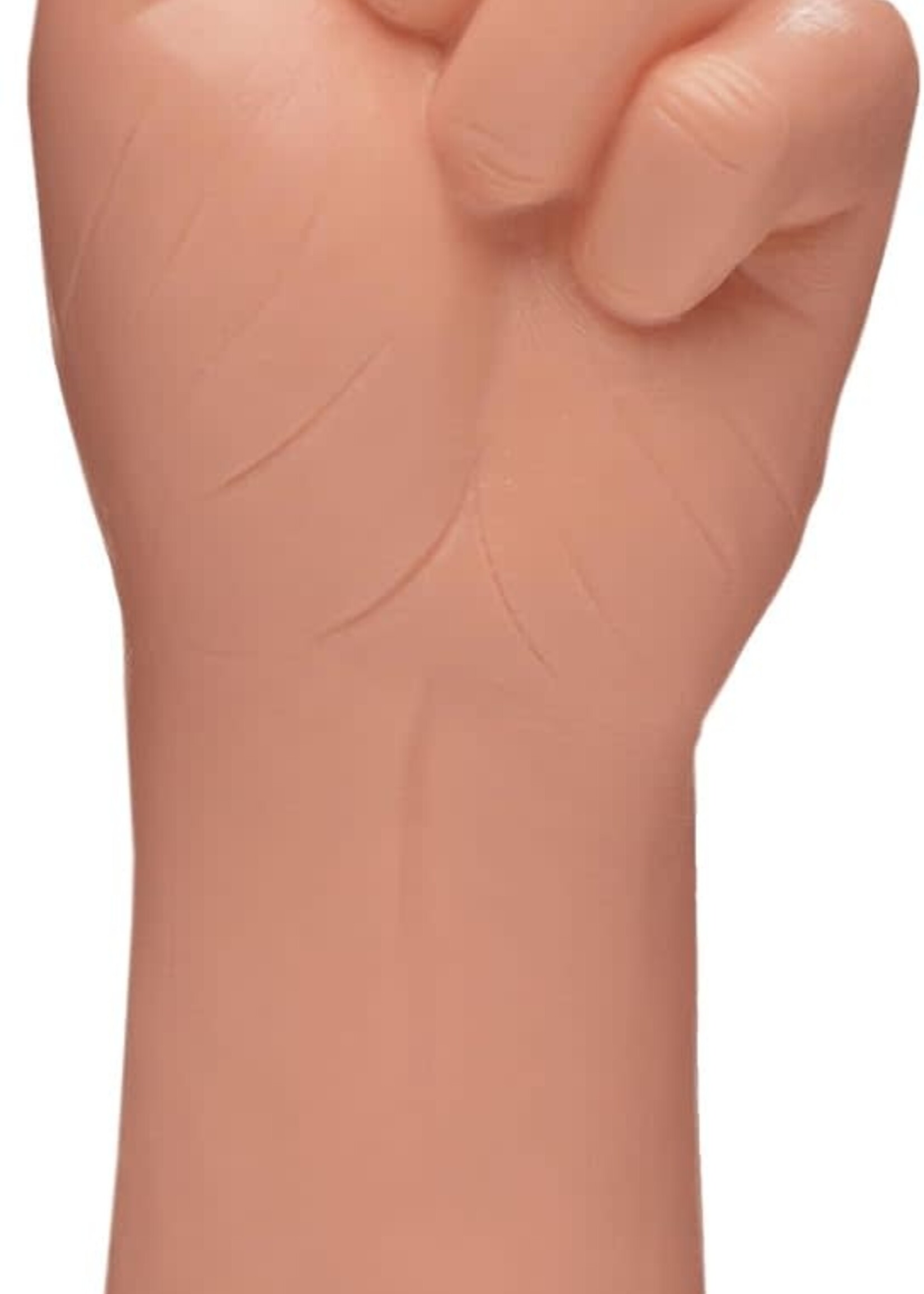 XR Brands Master Series Master Series Knuckles Small Clenched Fist Dildo - Vanilla