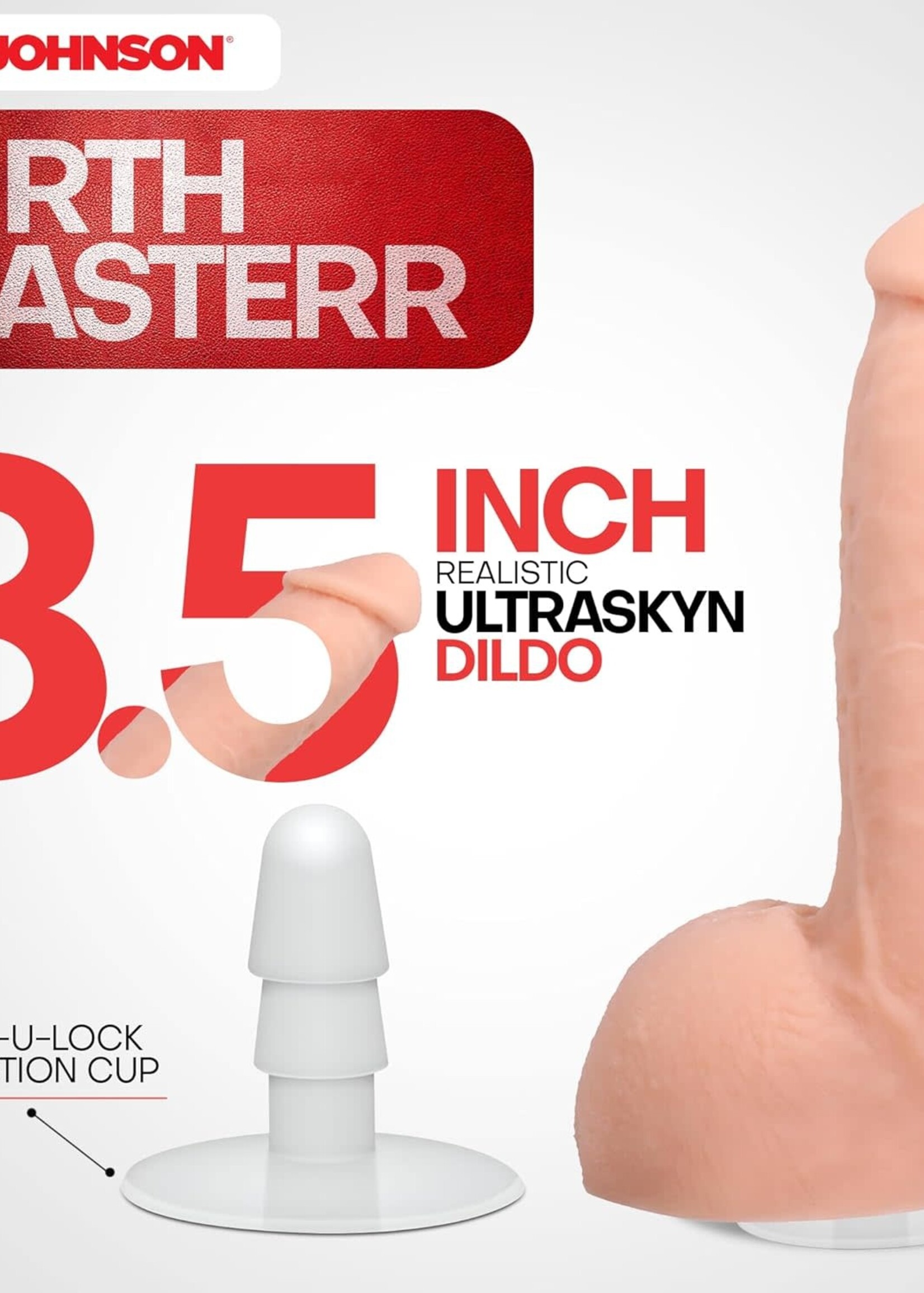 Doc Johnson Signature Cocks Girthmasterr 8.5'' Ultraskyn Cock With Removable Vac-U-Lock Suction Cup Vanilla