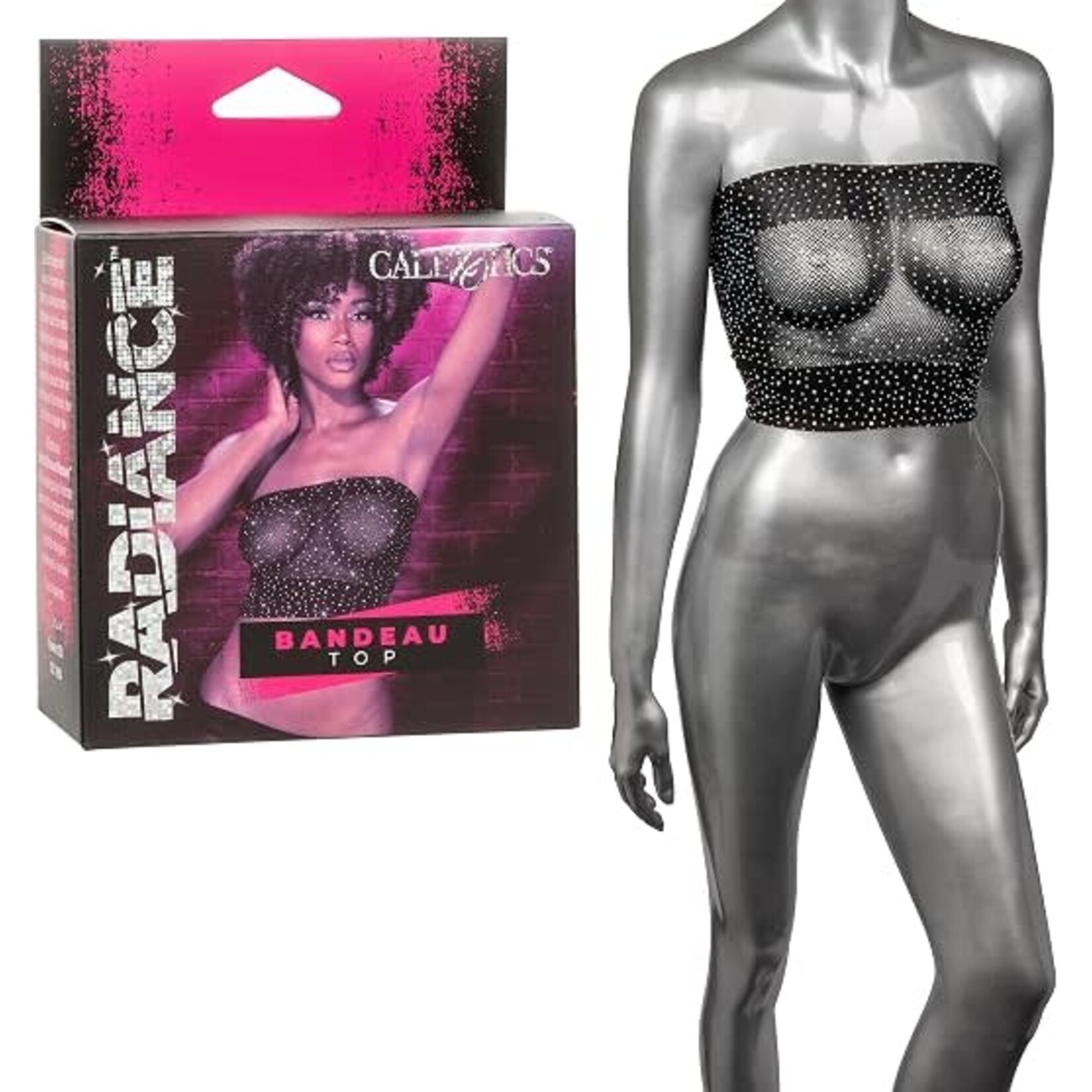 Calexotics Radiance Bandeau Top - OS - Black