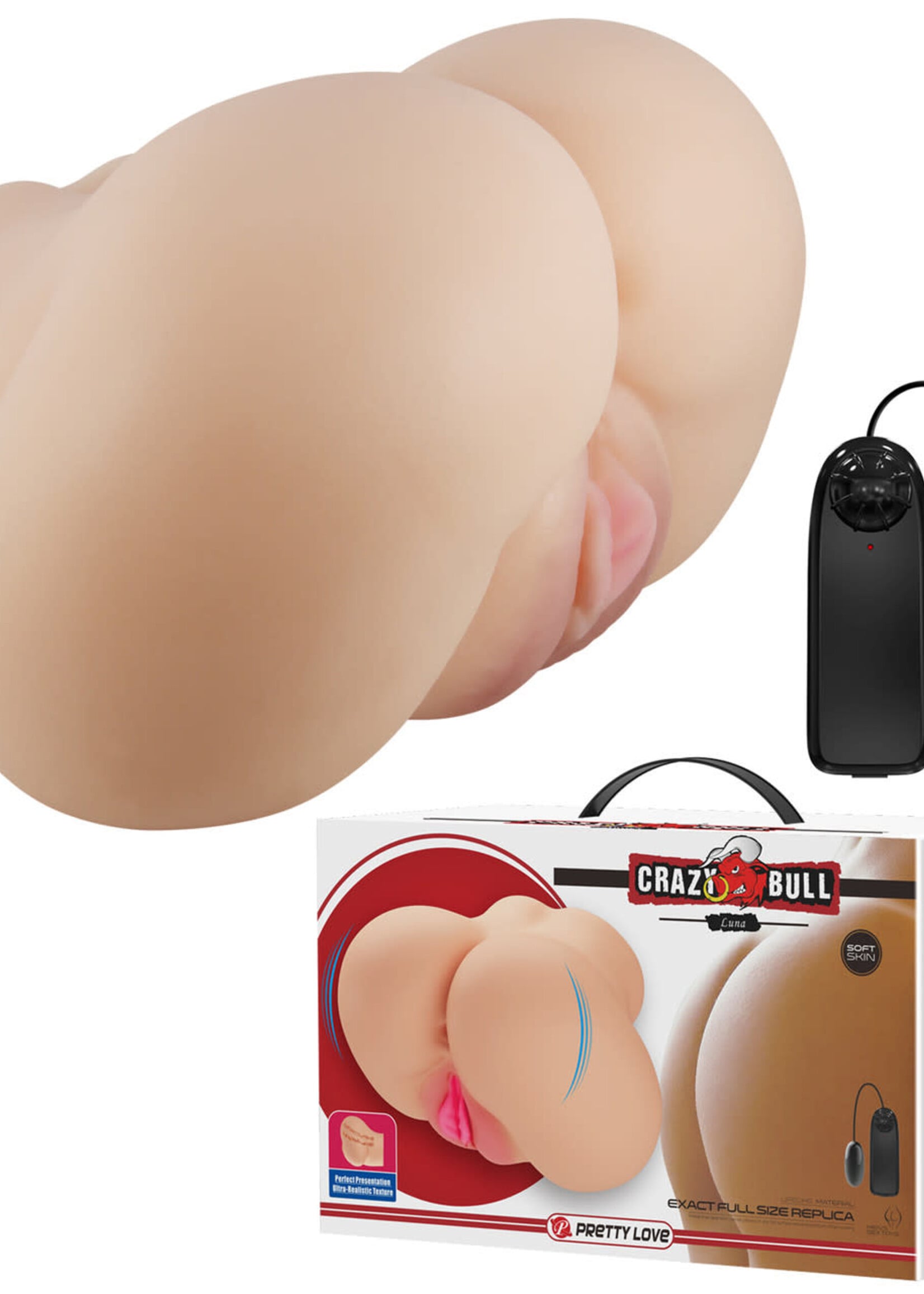 Pretty Love Luna Realistic Vagina and Ass Vibrator