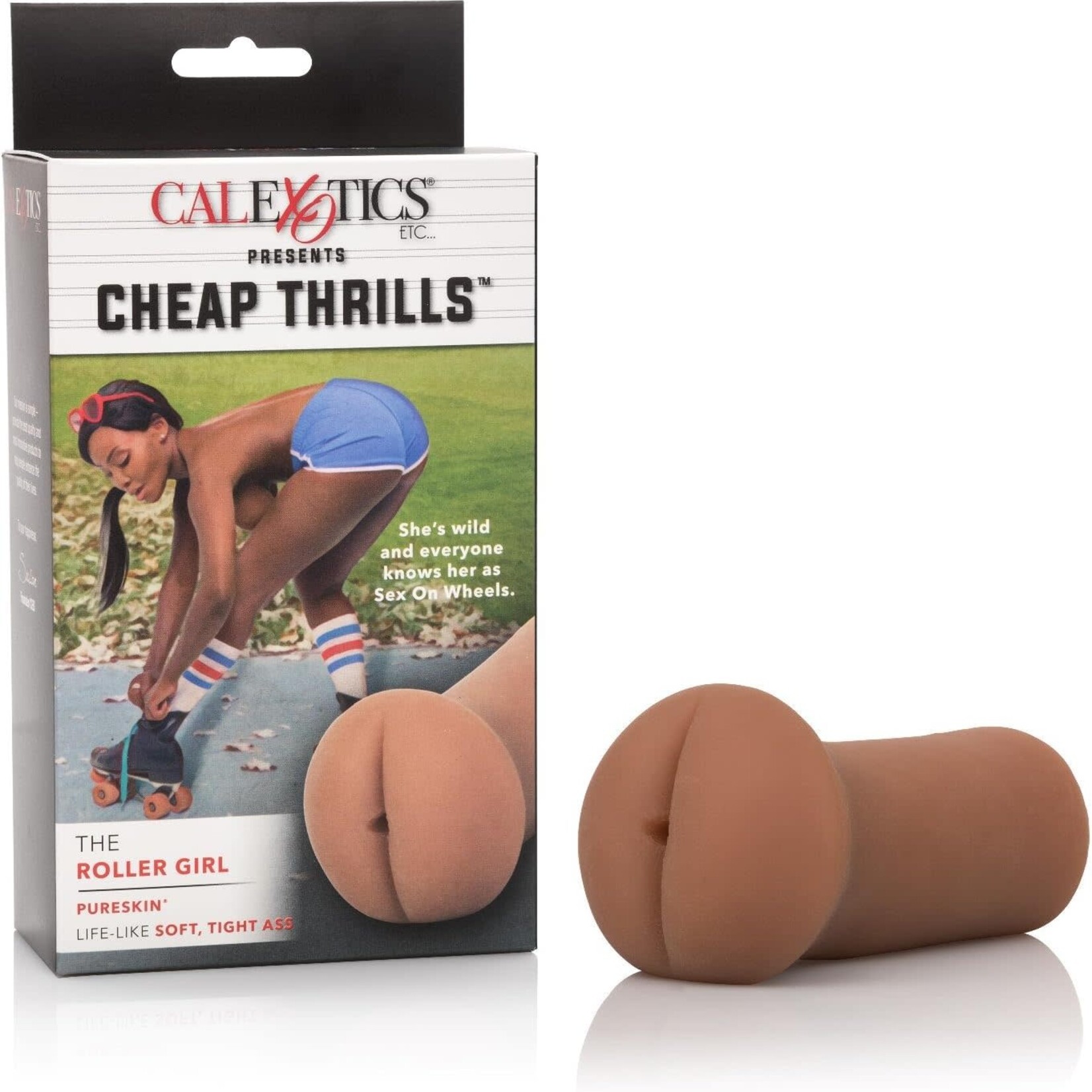 Calexotics Cheap Thrills The Roller Girl Stroker - Anal - Chocolate