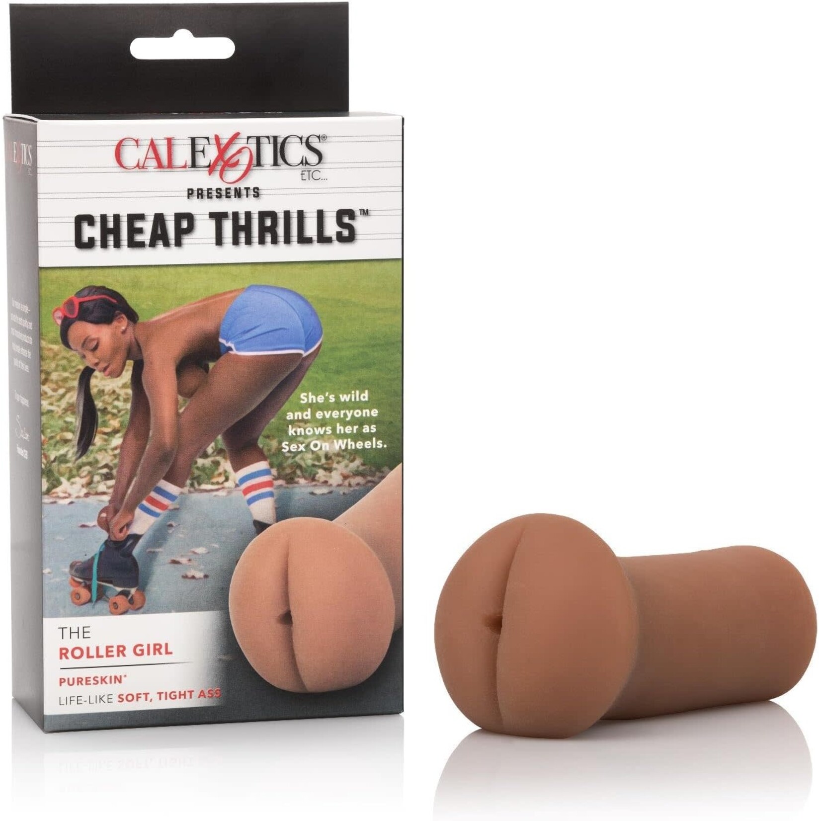 Calexotics Cheap Thrills The Roller Girl Stroker - Anal - Chocolate