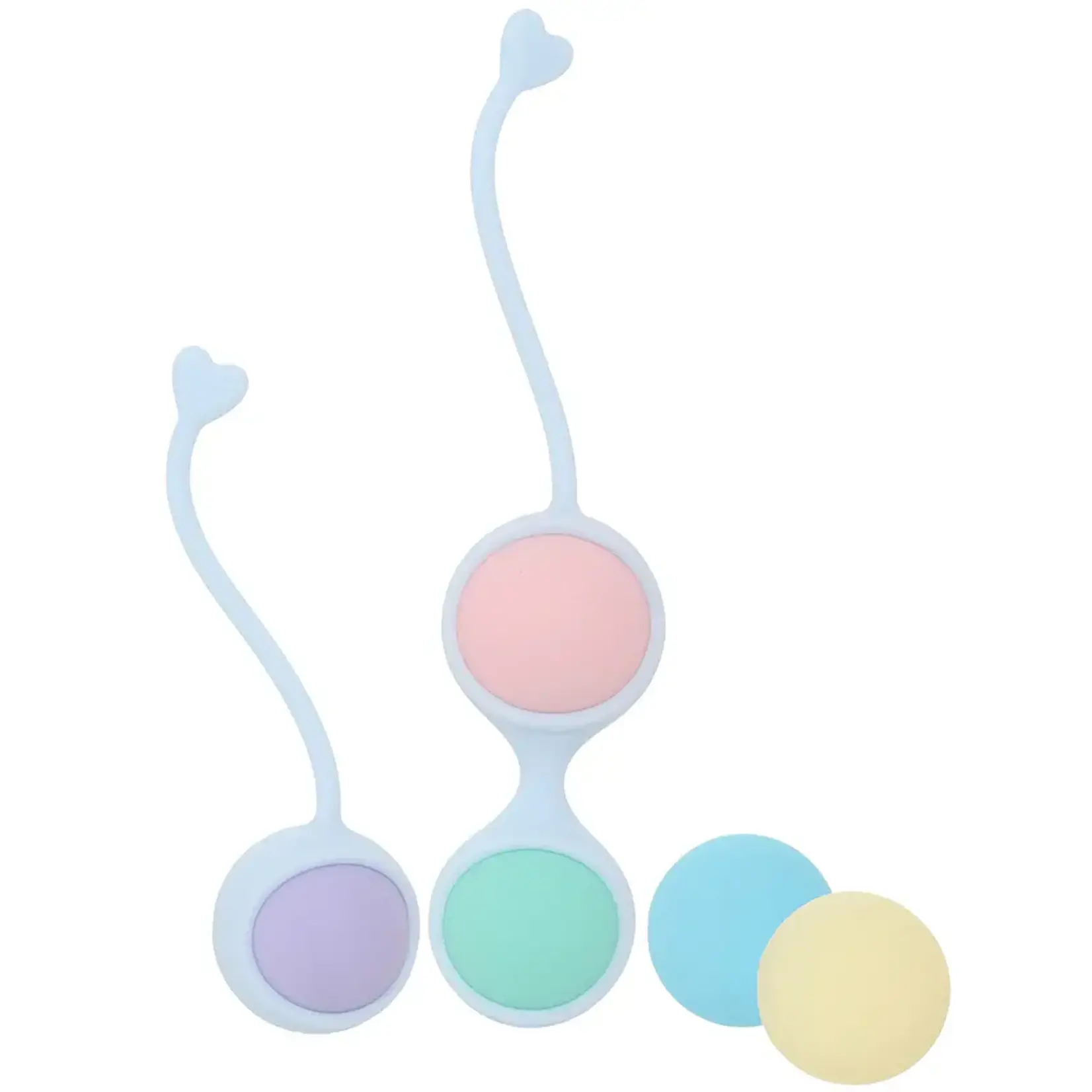 Shots Loveline Loveline Pelvifit Strength Vibrating Kegel Kit Multicolor