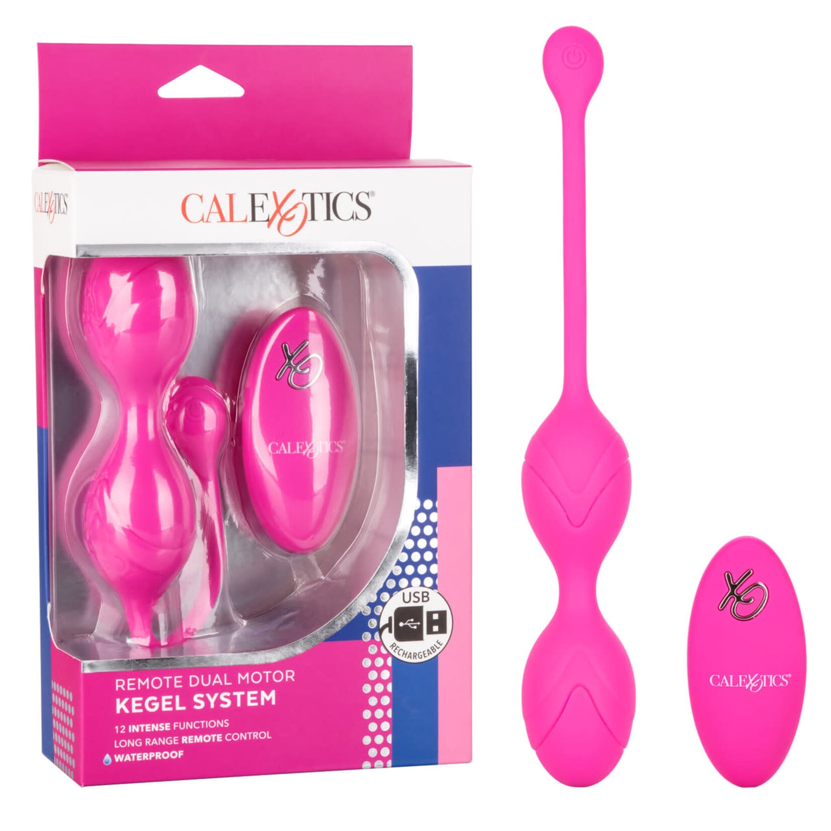 Calexotics Remote Dual Motor Kegel System