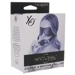 Calexotics Nocturnal Collection Eye Mask & Breathable Ball Gag - Black
