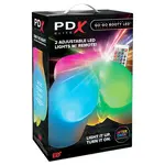 Pipedream PDX Elite Go-Go Booty LED Mega Rechargeable Masturbator - Pussy/Ass - Multicolor