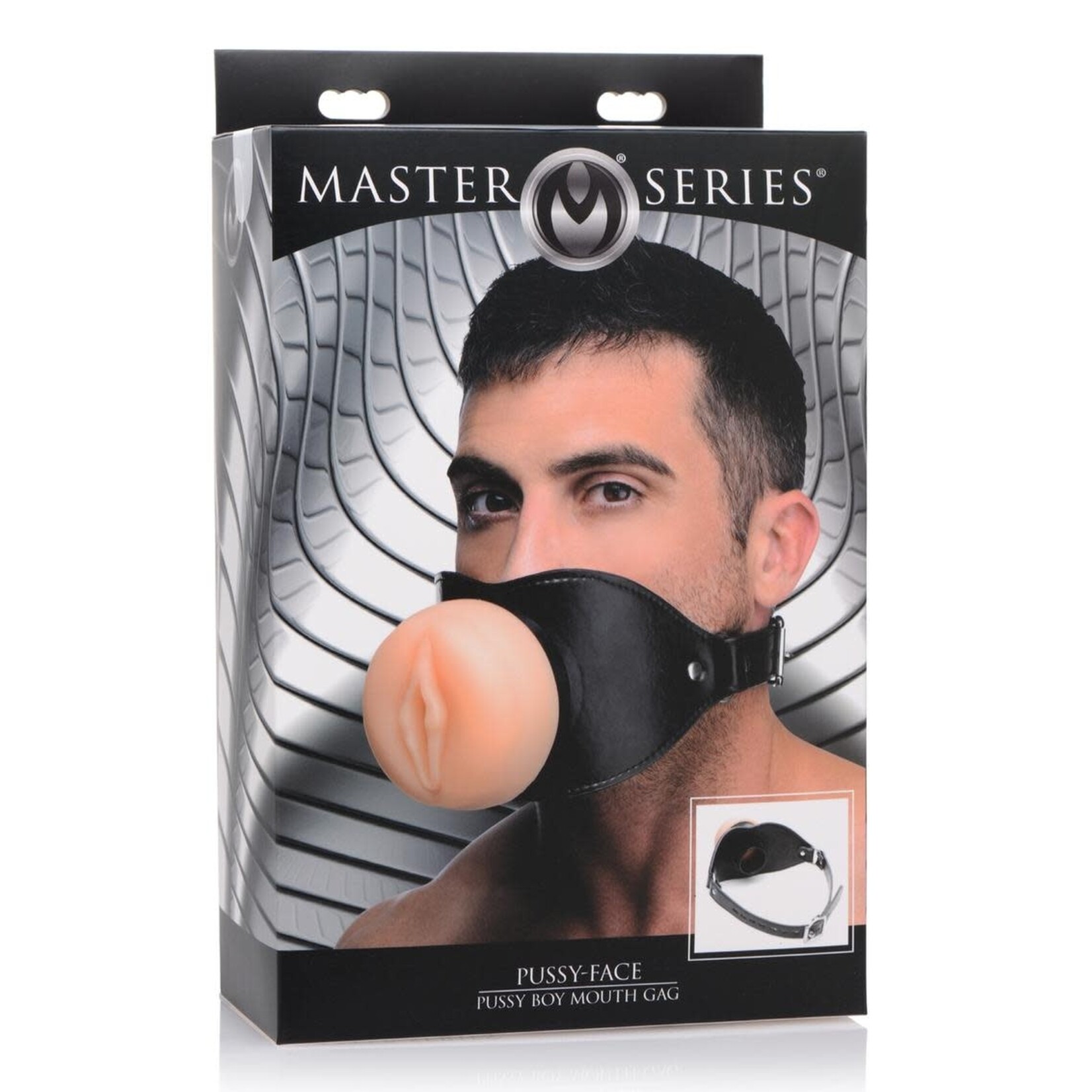 XR Brands Master Series Pussy Face Oral Sex Mouth Gag
