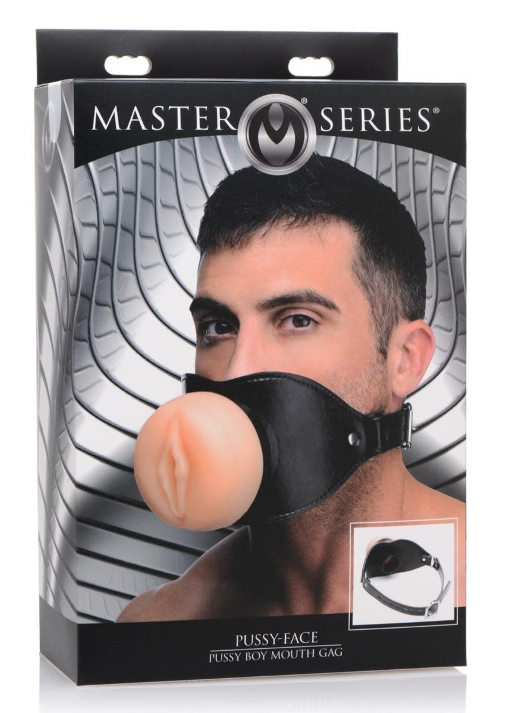 XR Brands Master Series Pussy Face Oral Sex Mouth Gag