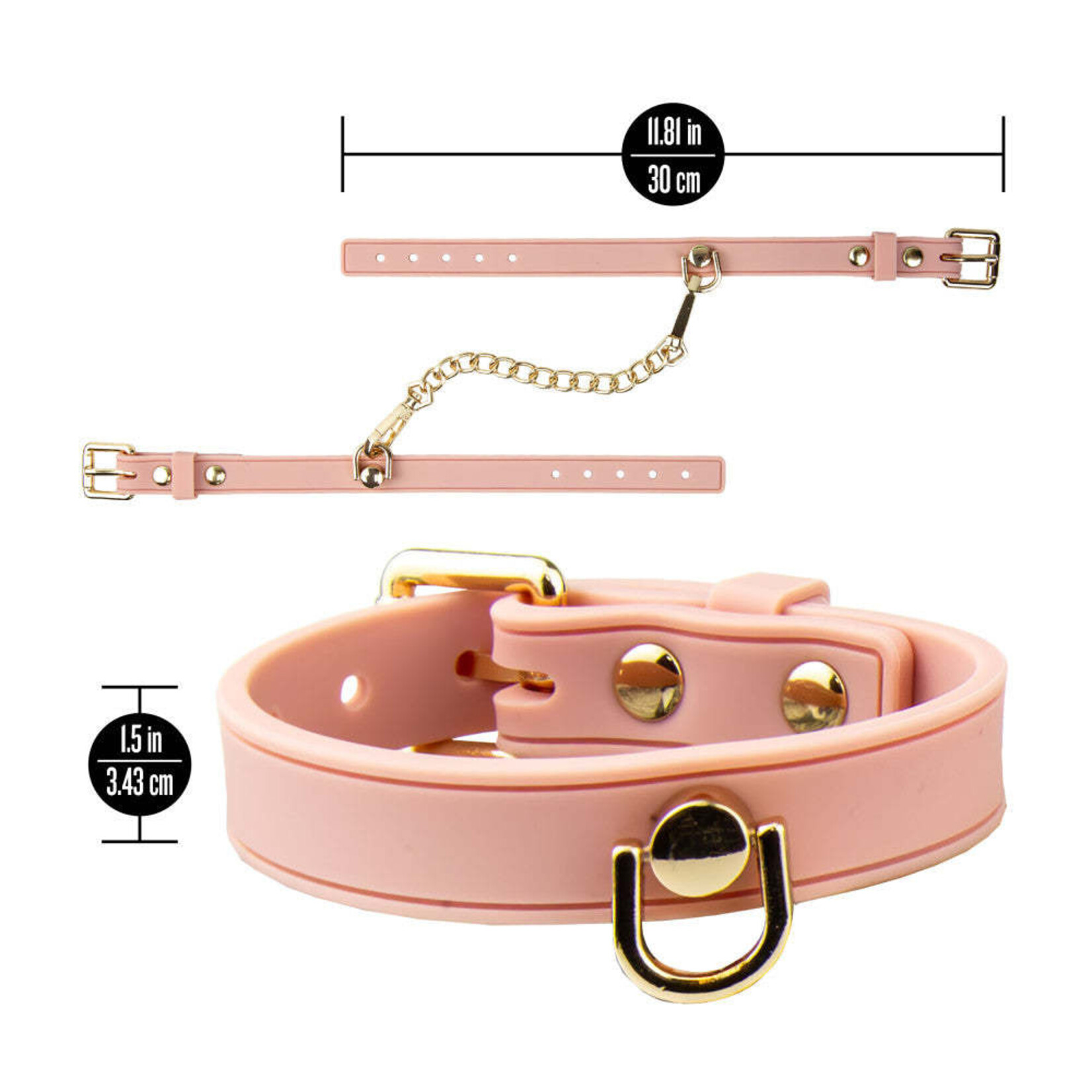 Blush Temptasia Ardor Wrist & Ankle Restraints Pink