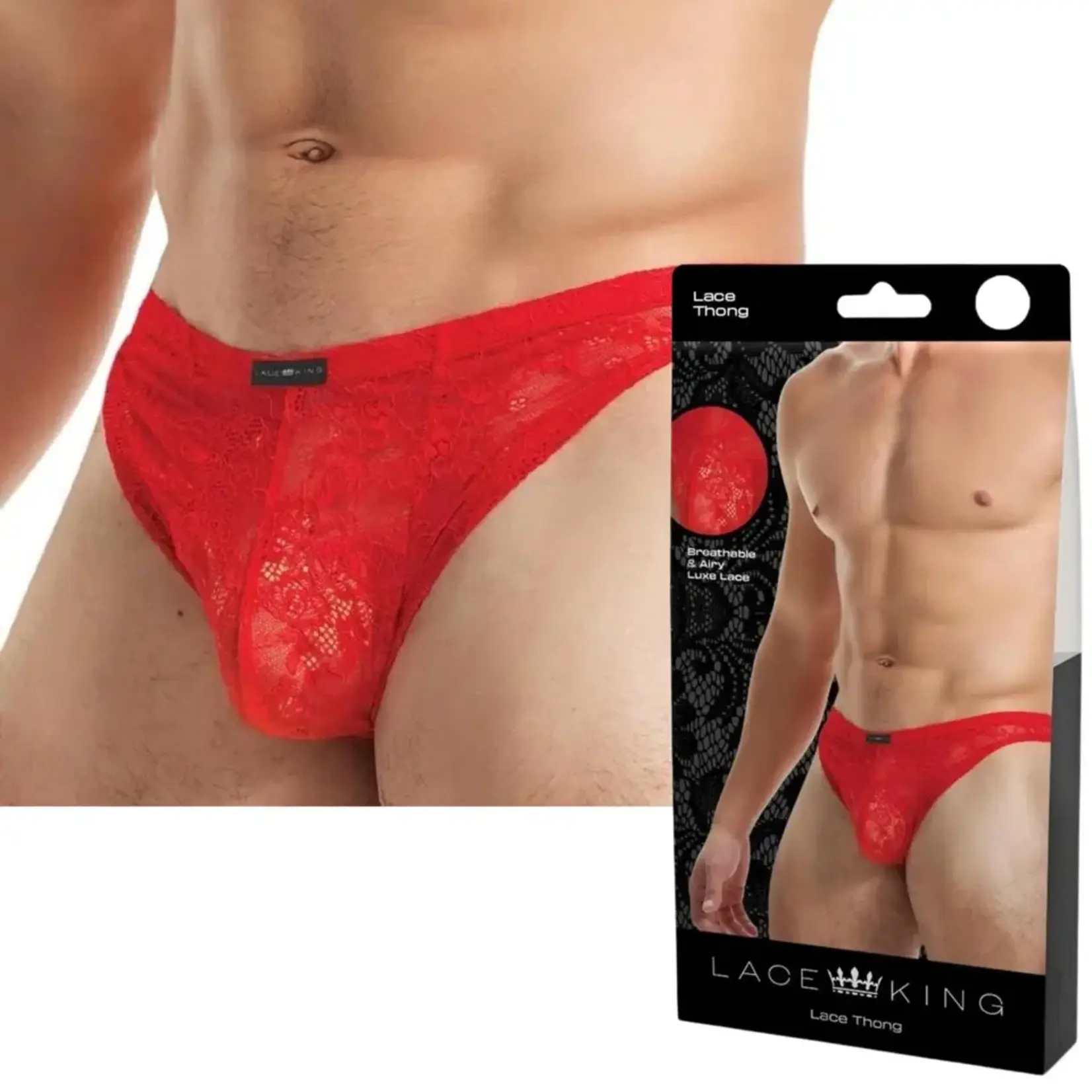 Boyztown Collective Lace King Lace Thong