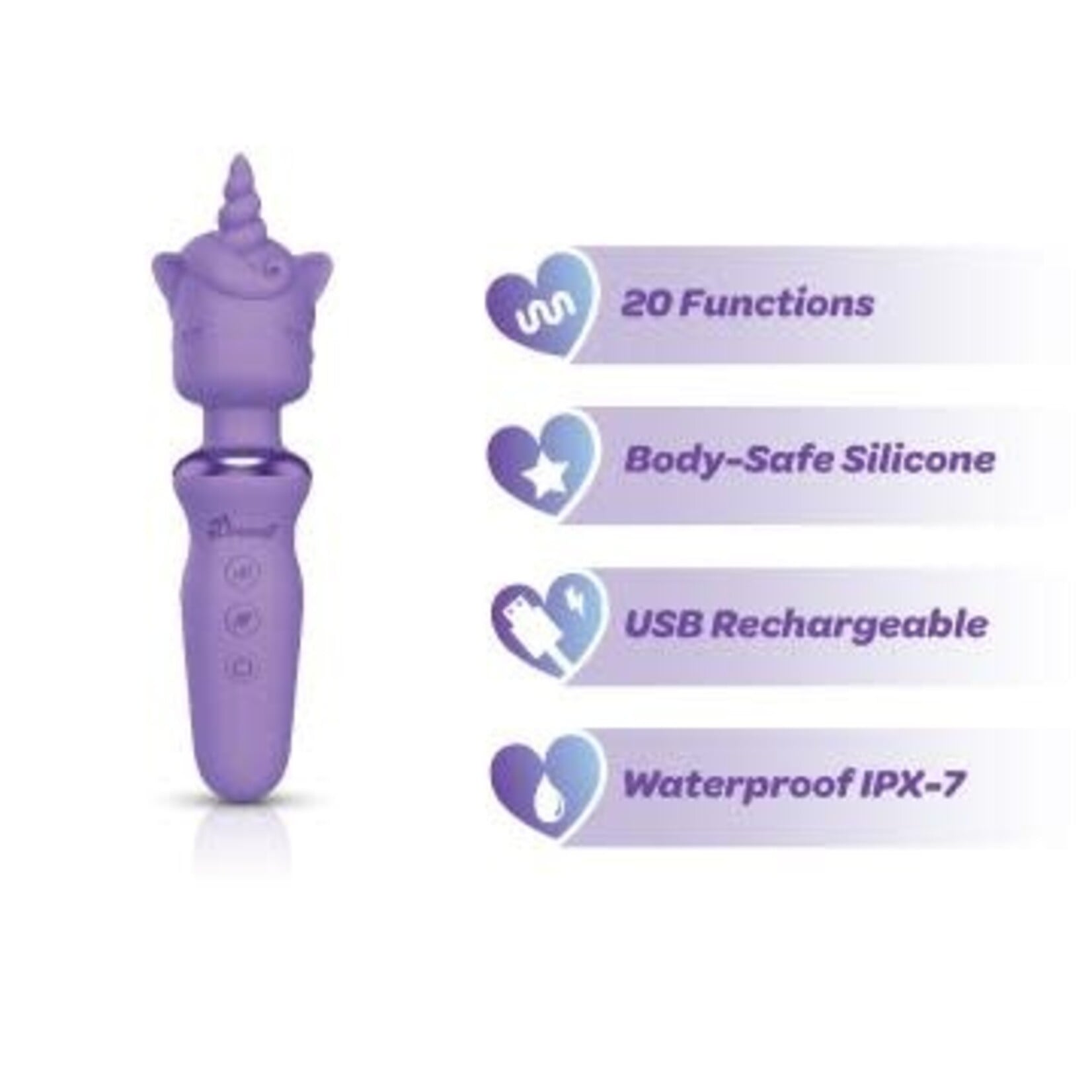 Viben Dreamii Wand Powerful Unicorn Wand - Lilac Whirl