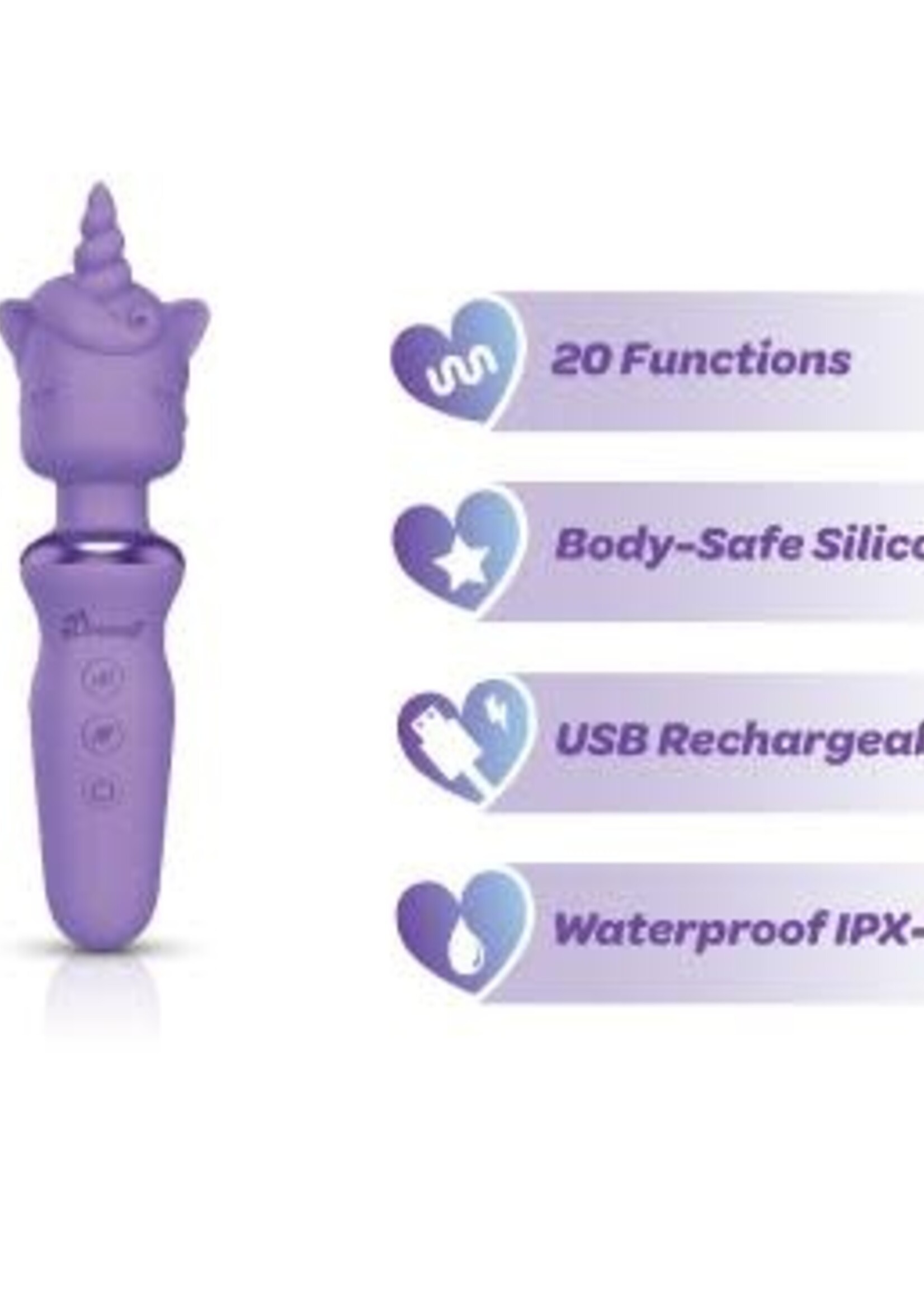 Viben Dreamii Wand Powerful Unicorn Wand - Lilac Whirl