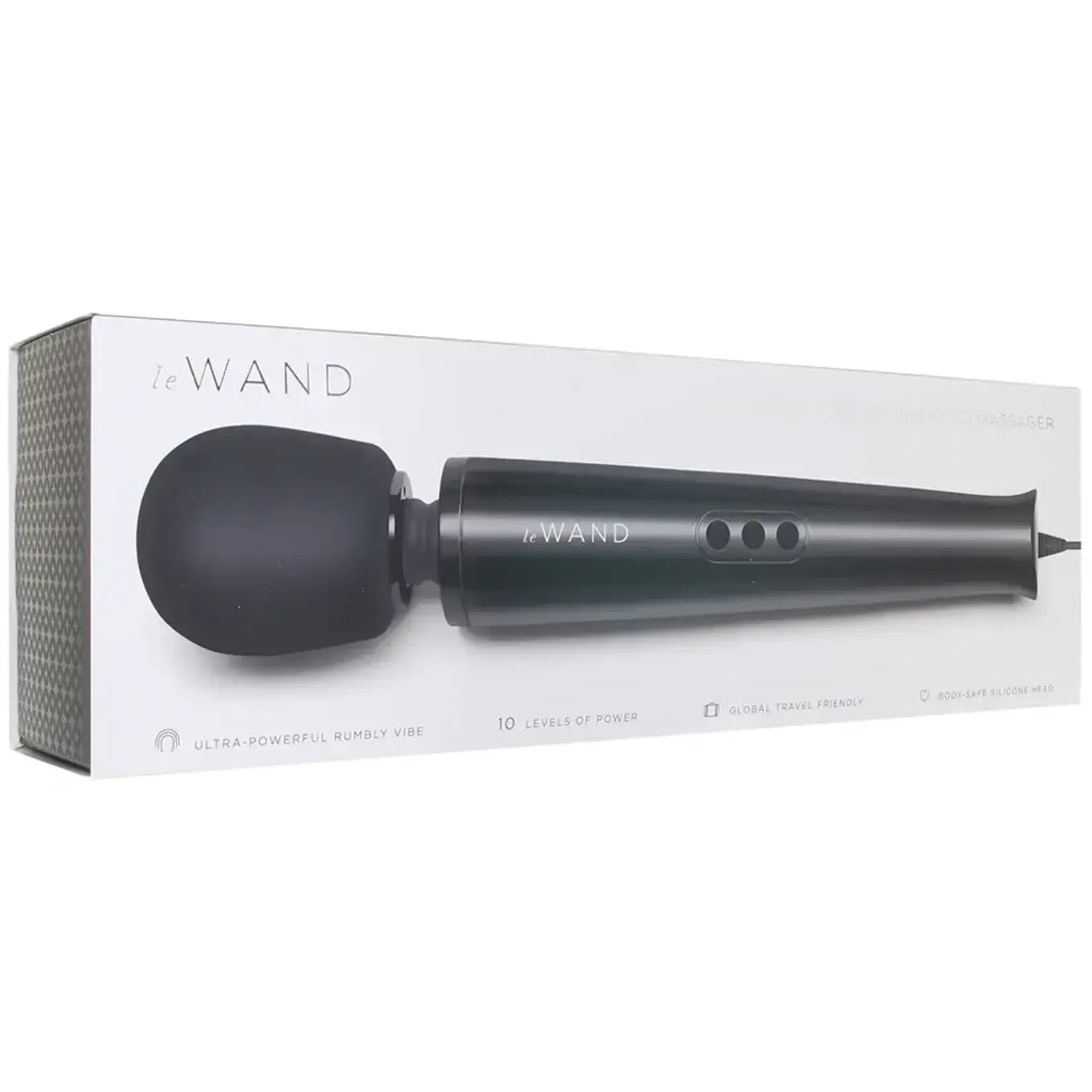 Le Wand Le Wand Plug-in Massager - Sky Black