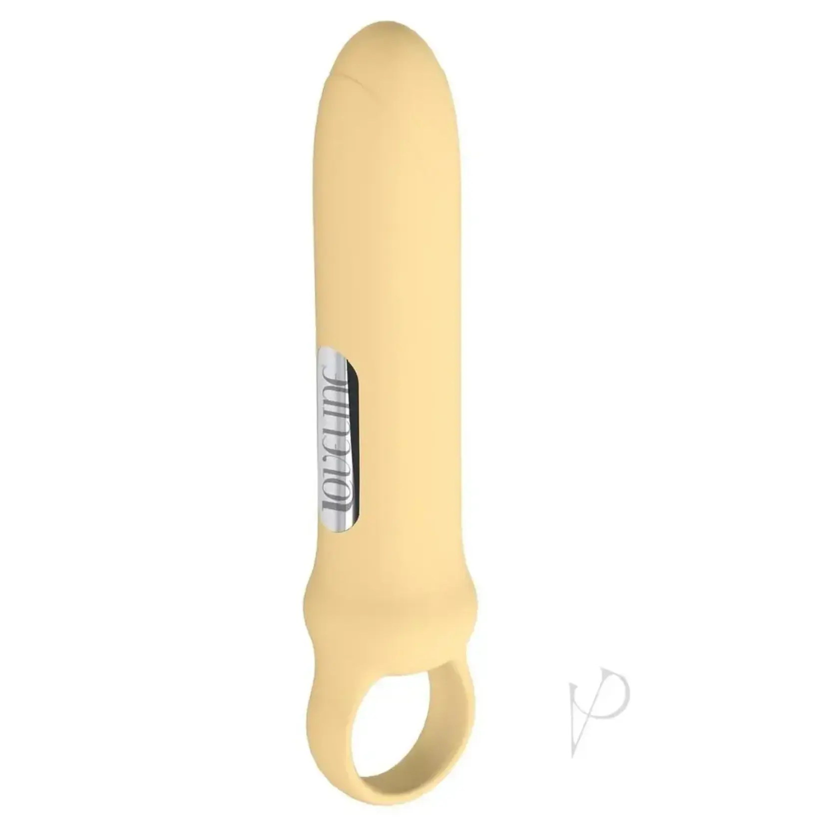 Shots Loveline Loveline Harmony Loop Grip Vibe Ergonomic 10 Function Silicone Bullet Massager - Yellow