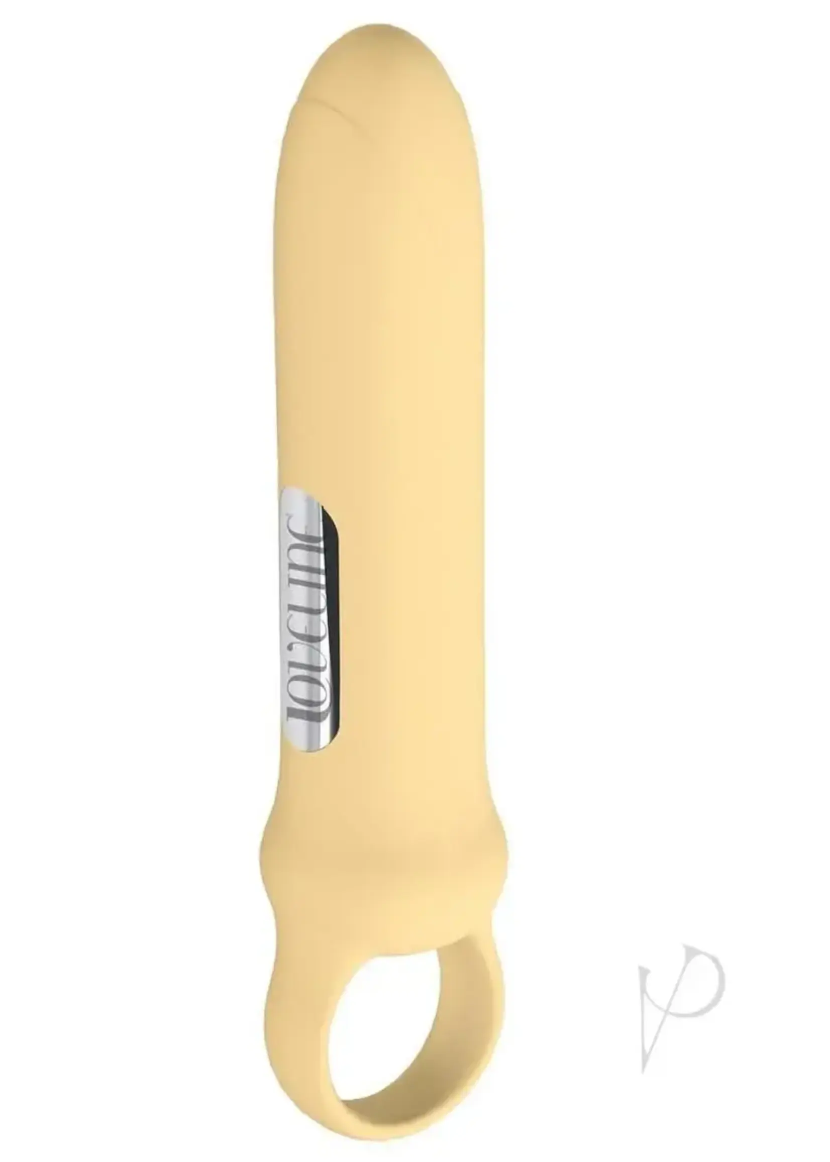 Shots Loveline Loveline Harmony Loop Grip Vibe Ergonomic 10 Function Silicone Bullet Massager - Yellow