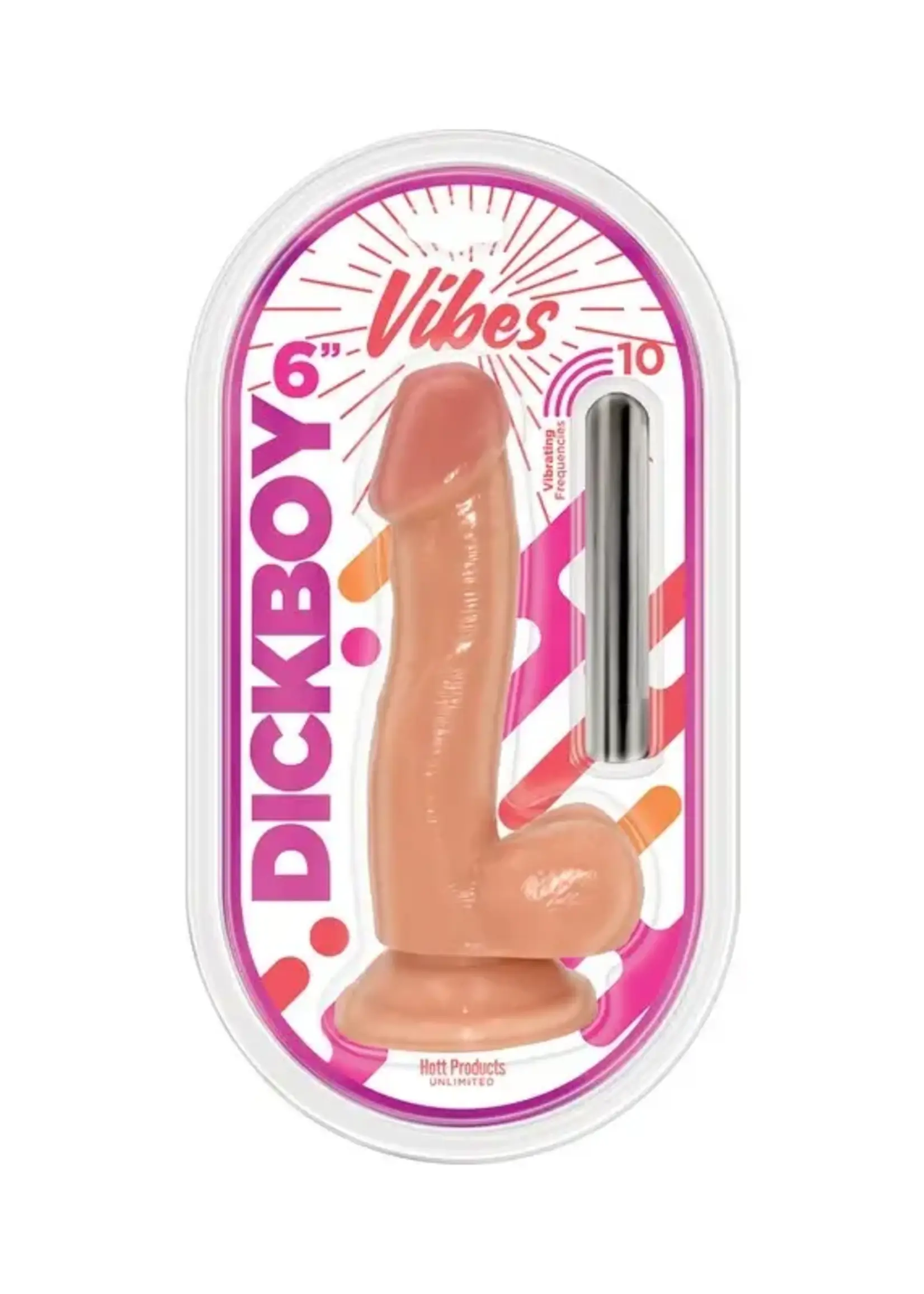 HOTT PRODUCTS Dickboy Vibes w/ Multi-Speed Rechargeable Bullet