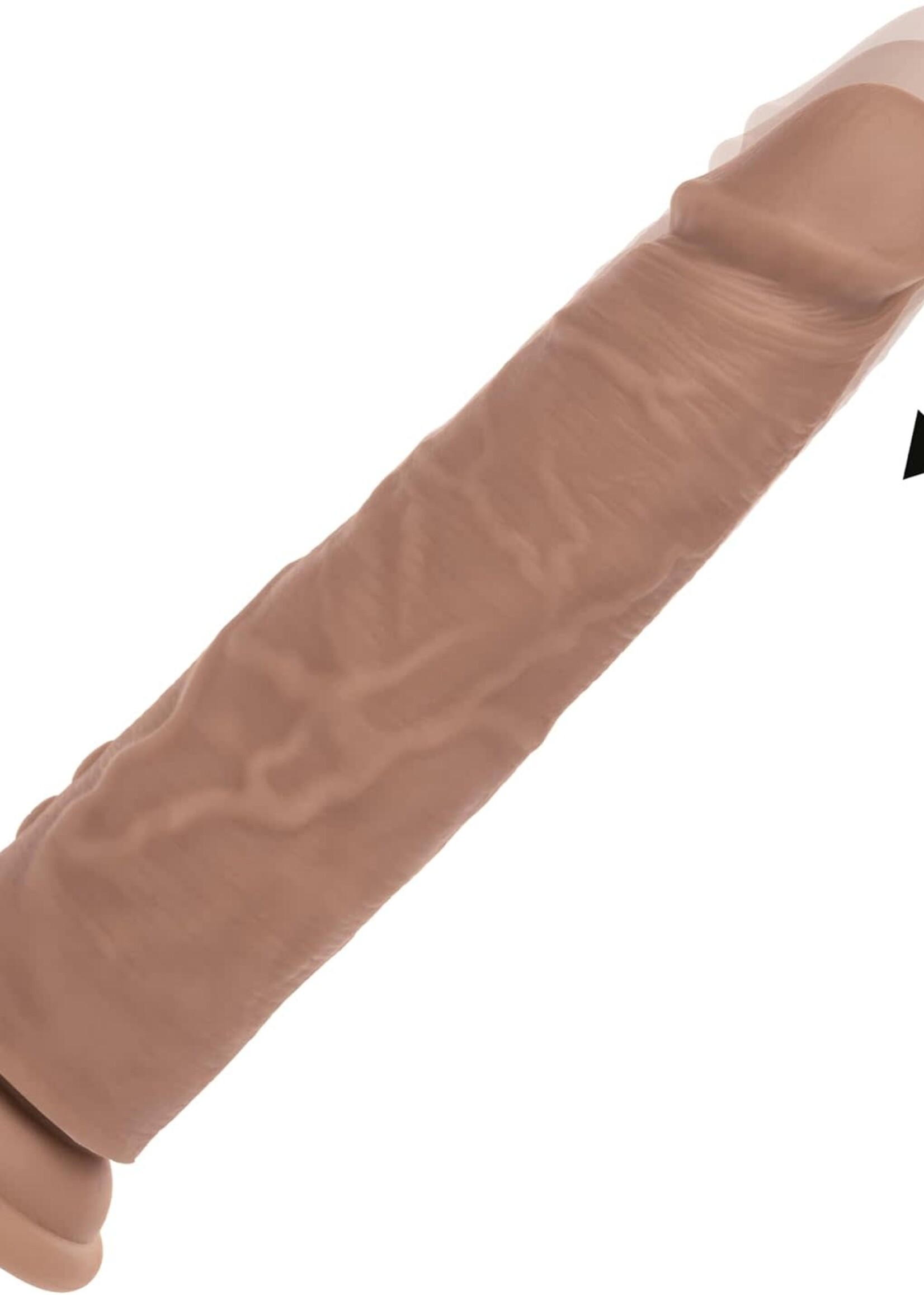 Calexotics Rechargeable Vibrating and Thrusting Silicone Studs - Brown