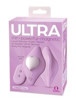 Icon Brands Ultra Rechargeable Silicone Panty Vibe with Remote Control