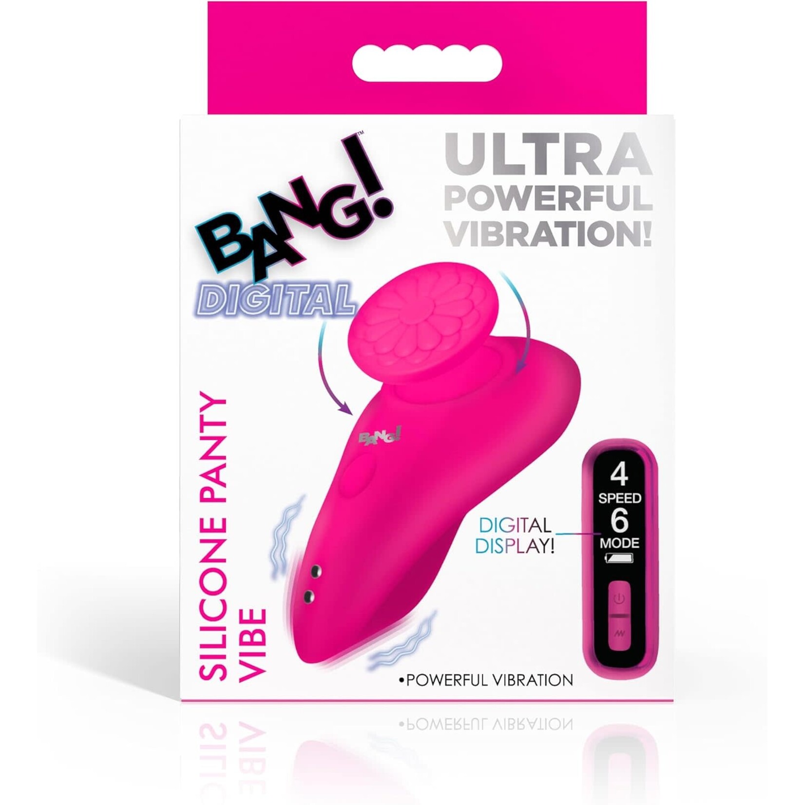XR Brands Bang Bang! Silicone Panty Vibe With Digital Remote