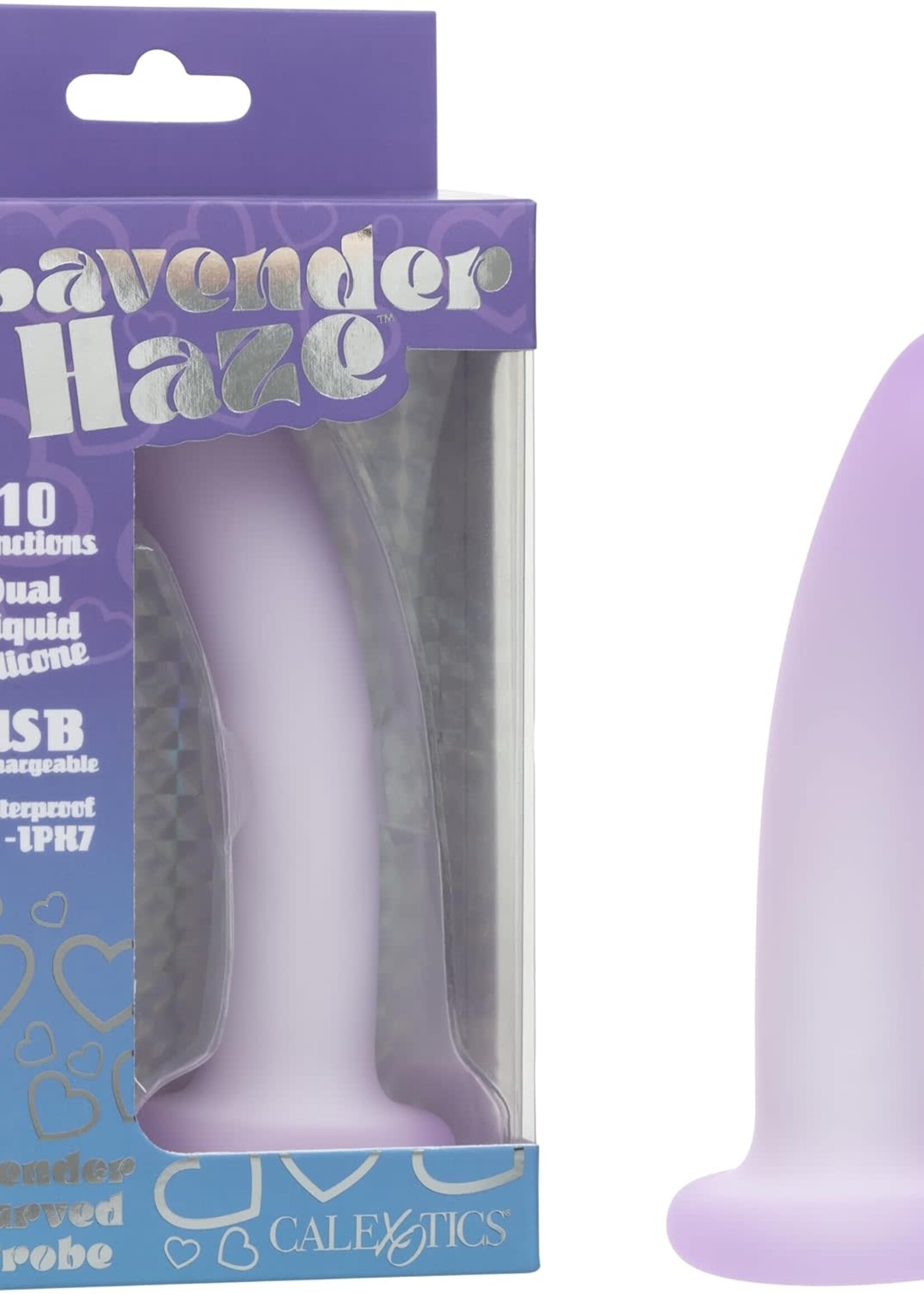 Calexotics Lavender Haze Slender Curved Probe