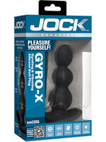 Curve Toys Jock Enhancers Gryo-X Gyrating & Vibrating Silicone Butt Plug