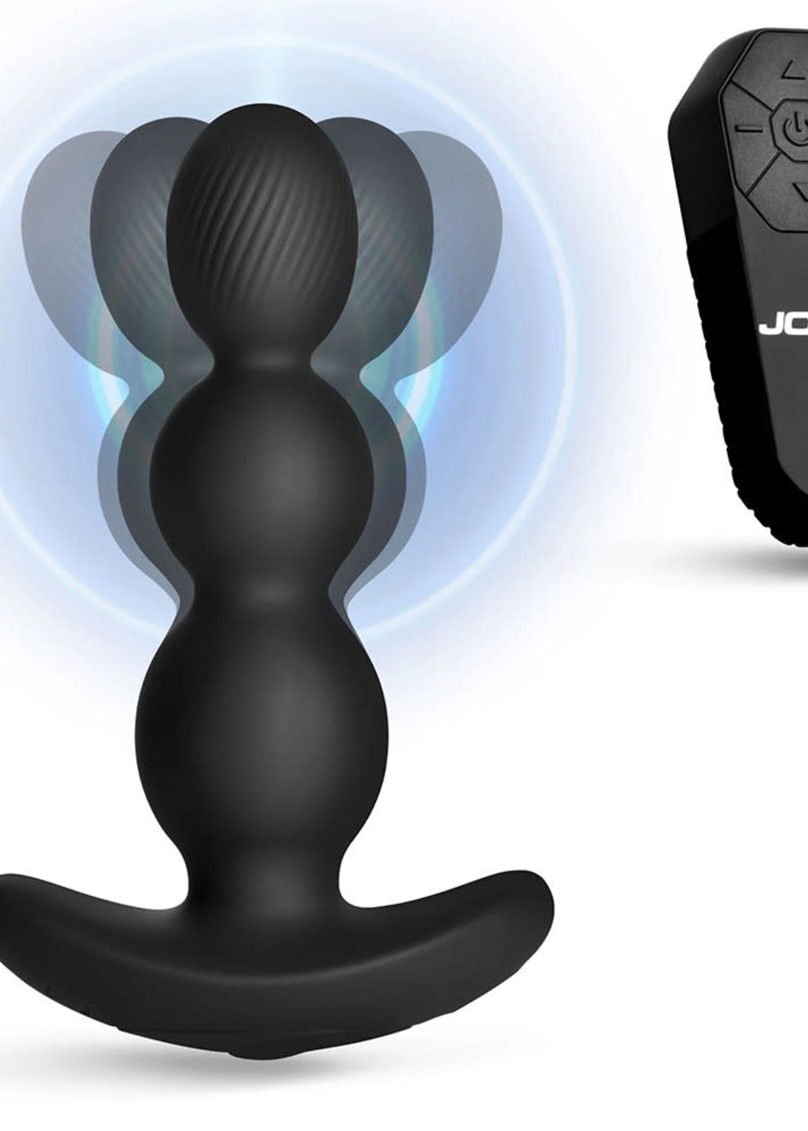 Curve Toys Jock Enhancers Gryo-X Gyrating & Vibrating Silicone Butt Plug