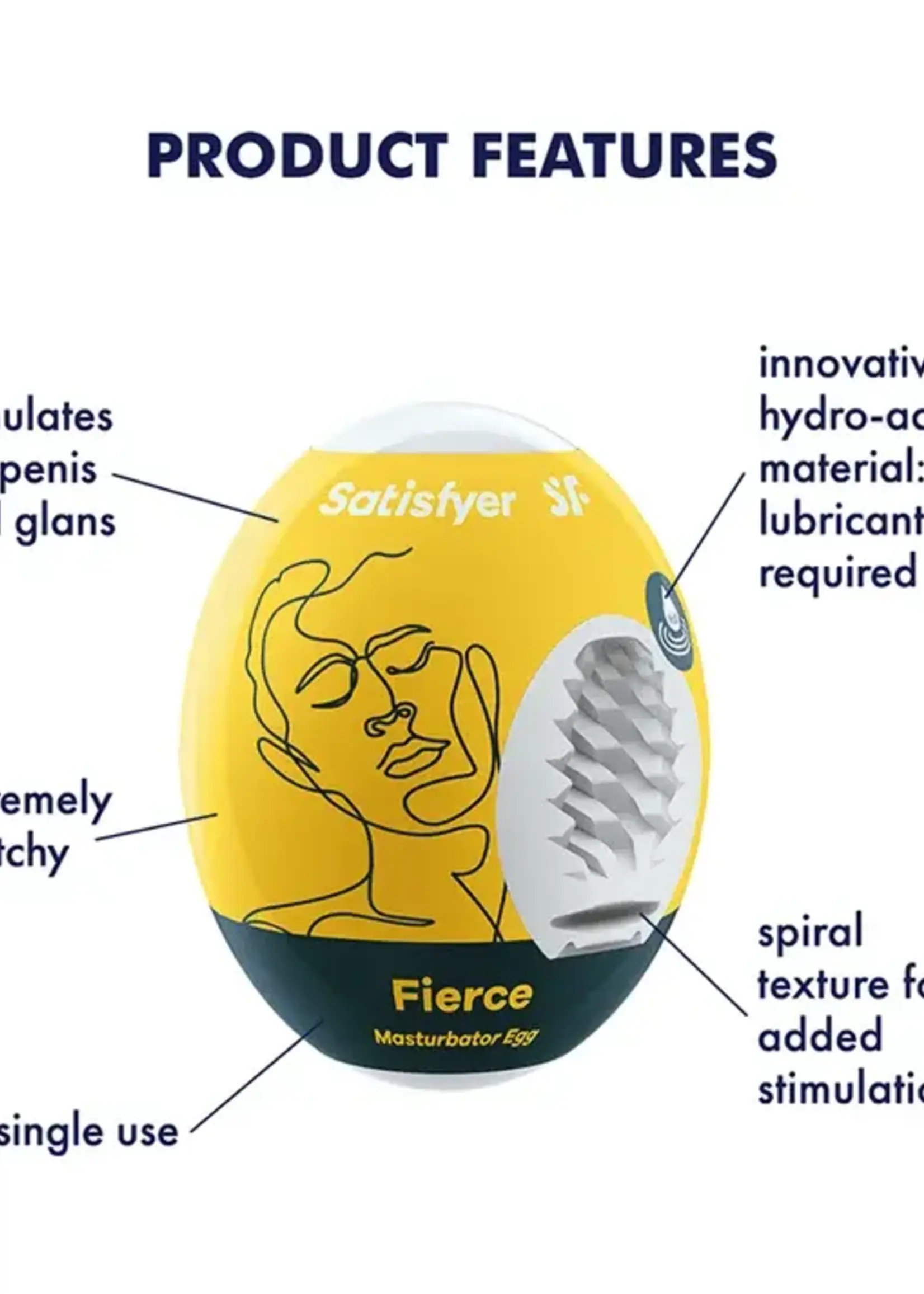 Satisfyer Satisfyer Masturbator Egg Single