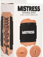 Curve Toys Mistress Double Shot Mini Masturbator - Medium