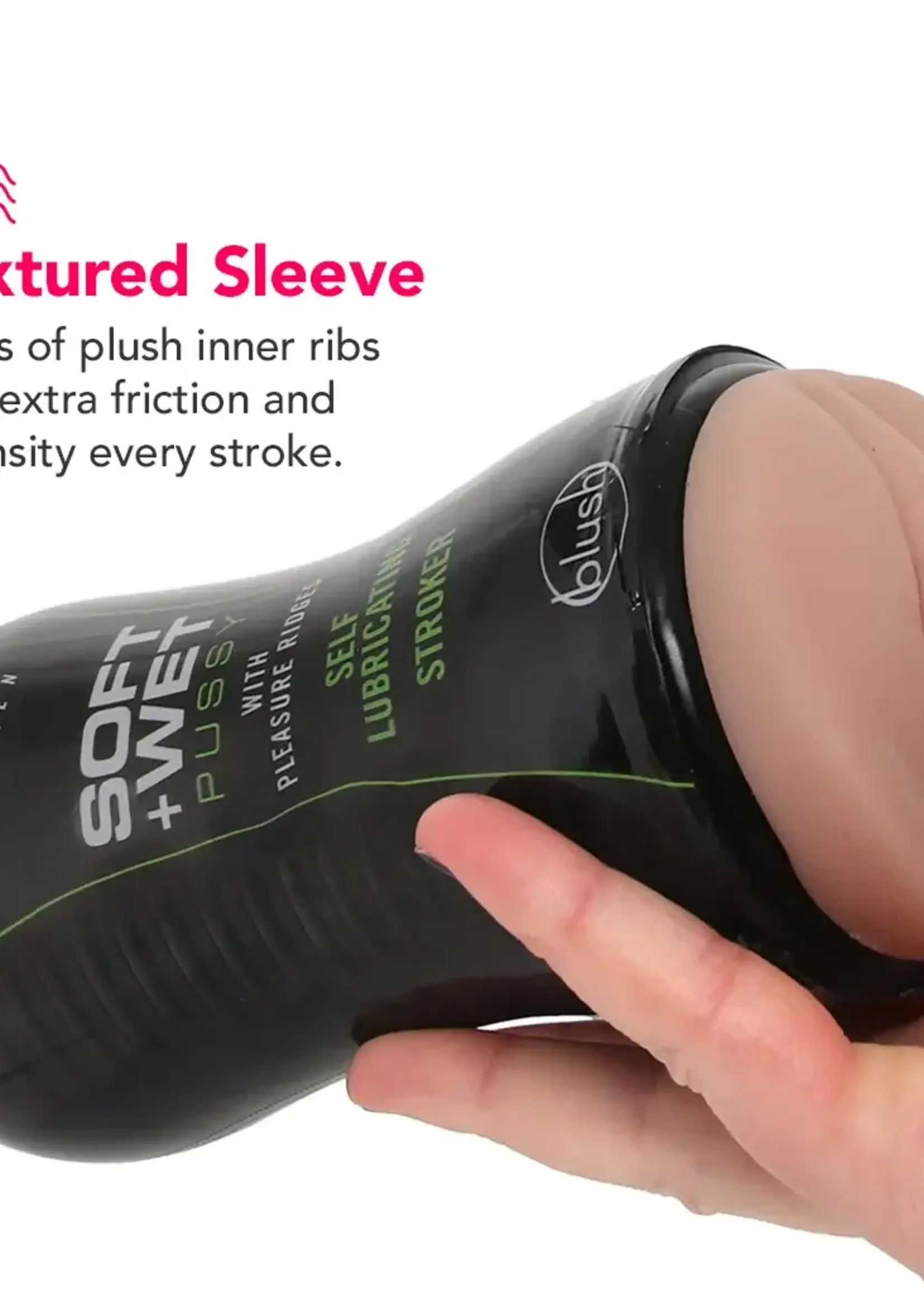 Blush Novelties M For Soft And Wet Pussy Self Lubricating Stroker Cup - Vanilla