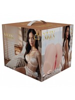 Shots Xkin Xkin Aria Summers Dual Entry Bodyforms Masturbator - Pussy/Ass - Vanilla