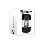 Playboy Pleasure` Playboy Spring Fling Rechargeable Stroker - Clear/Black