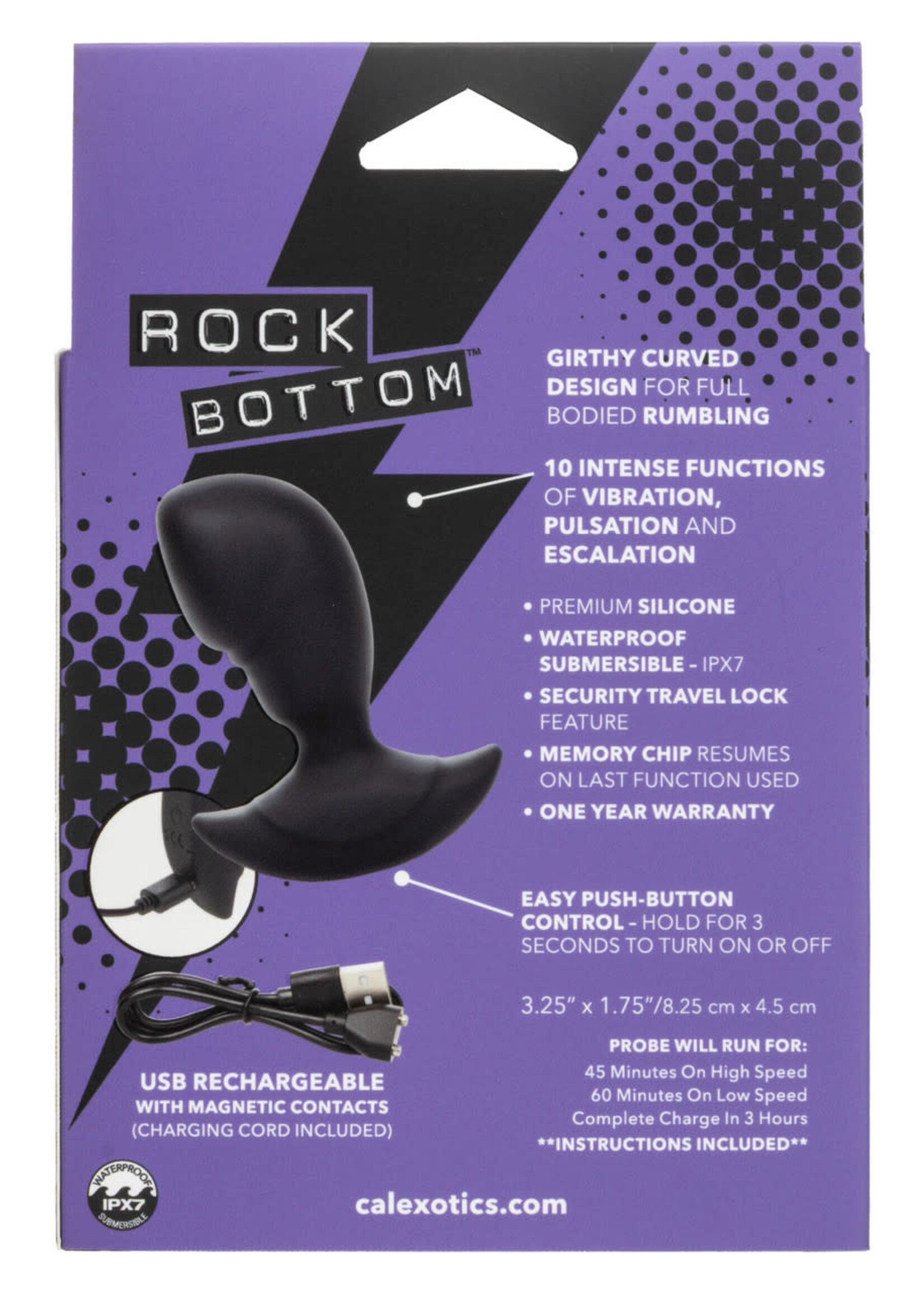 Calexotics Rock Bottom Rumbling Stud Probe