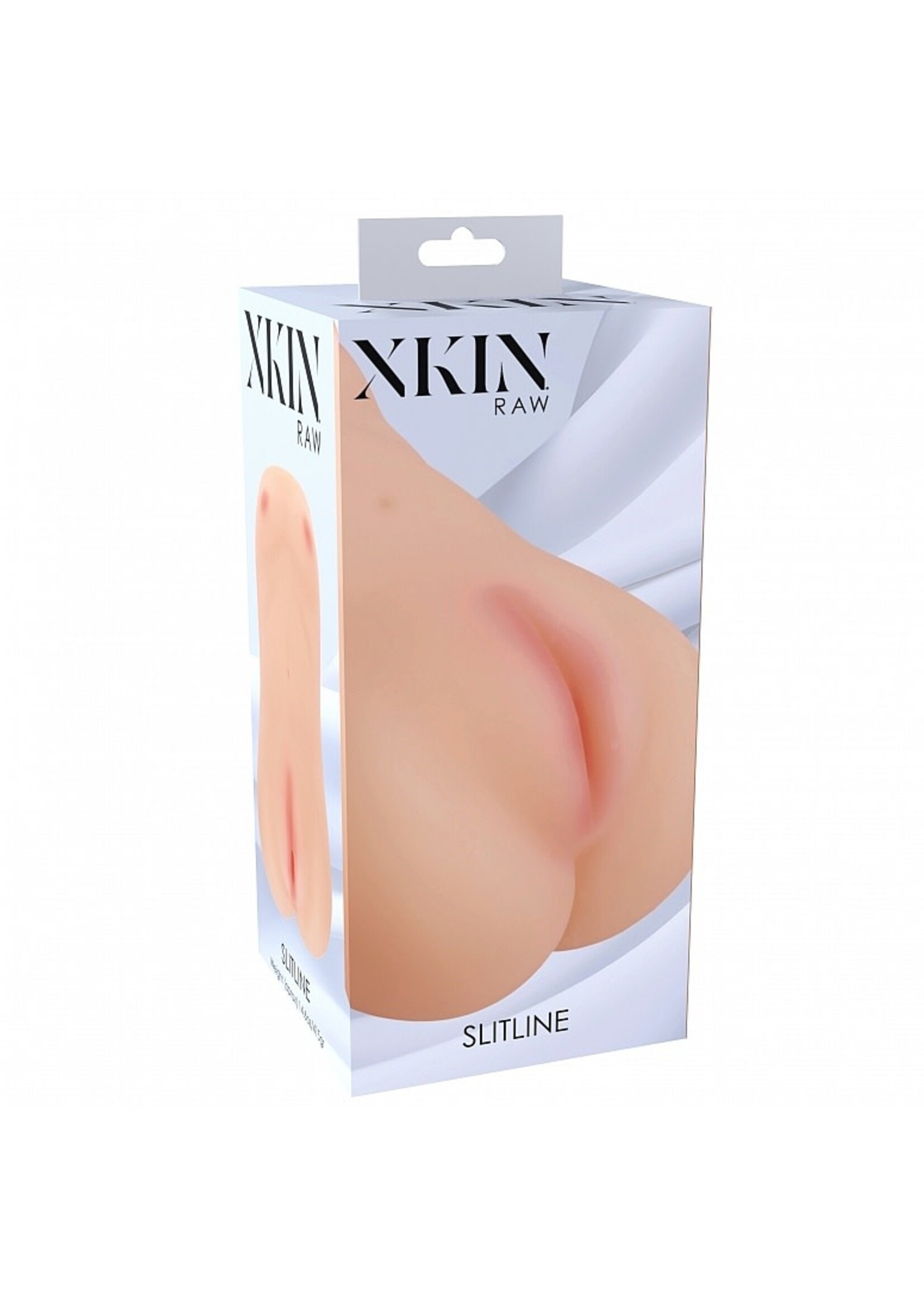 Shots Xkin Xkin Raw Slitline TPE Large Masturbator 415G Flesh