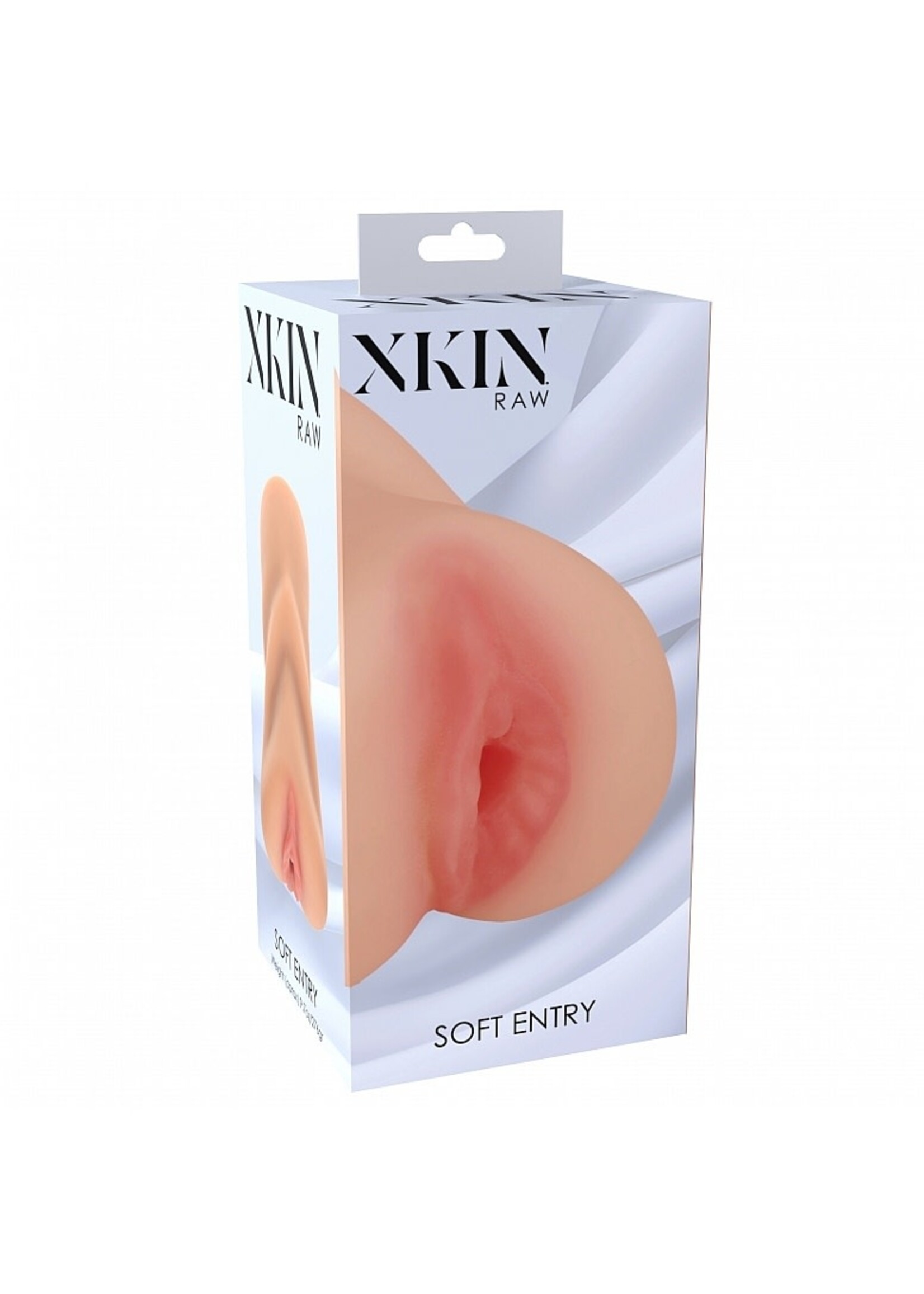Shots Xkin Xkin Raw Soft Entry TPE Medium Masturbator 276G Flesh