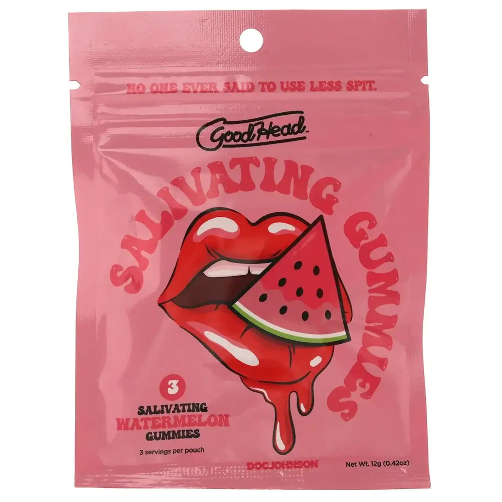 Doc Johnson Goodhead - Salivating Gummies (3 Pcs Per Pouch) - Watermelon
