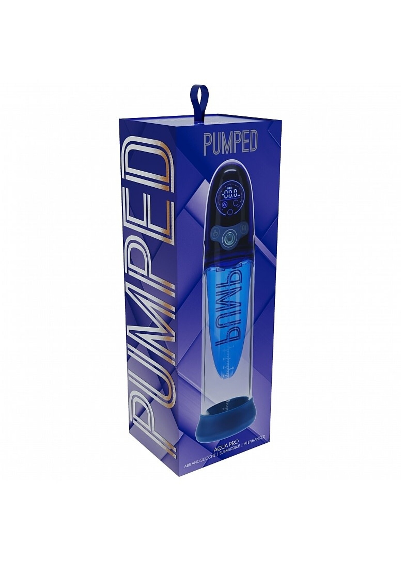 Shots Pumped Pumped Aqua Pro Submersible Automatic Rechargeable Silicone AI Tech Enhanced Penis Pump