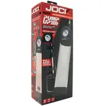 Curve Toys Pump Up Gauge Penis Pump With Pull Rod - Clear