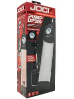 Curve Toys Pump Up Gauge Penis Pump With Pull Rod - Clear