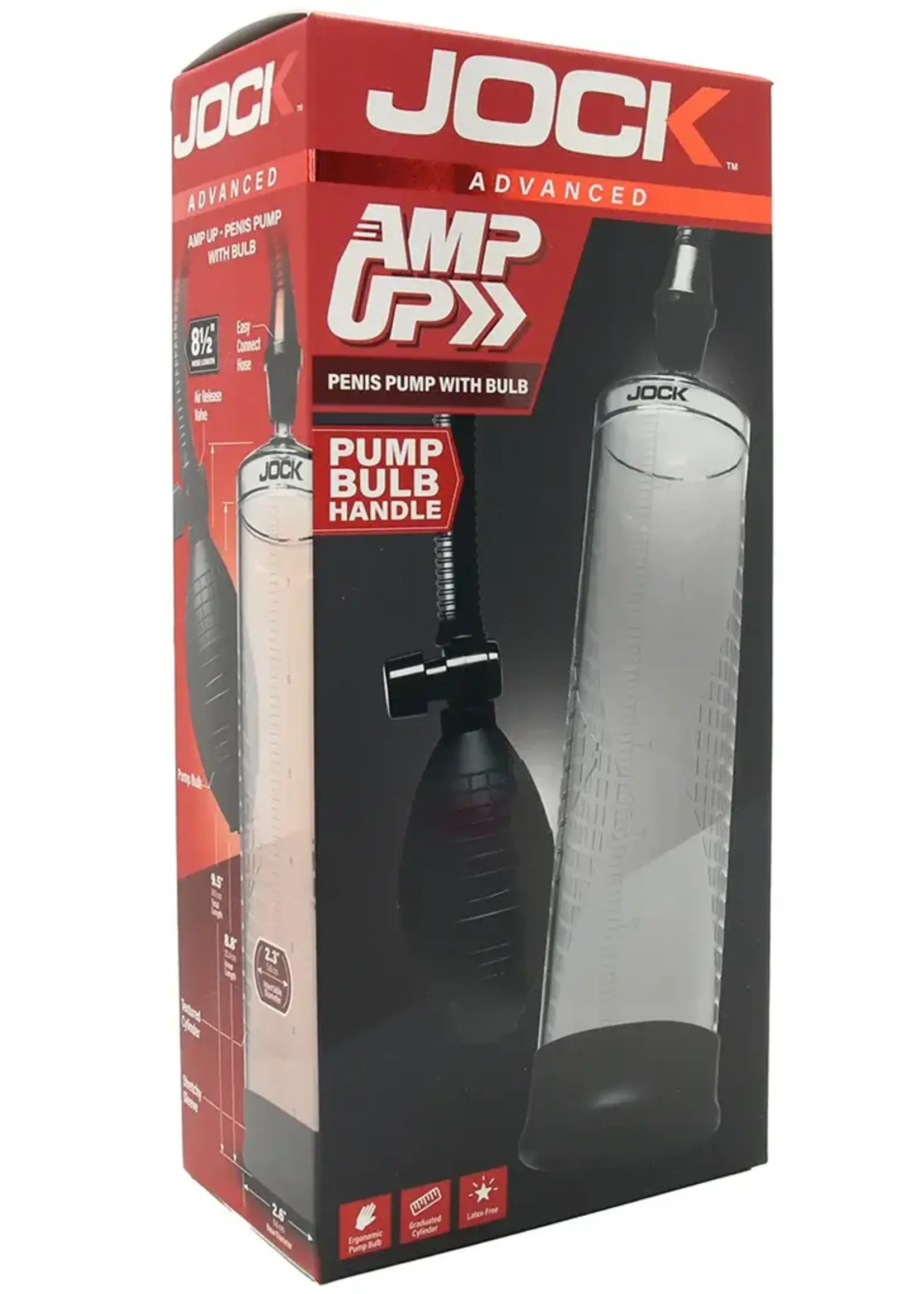 Curve Toys Jock Penis Pump With Bulb