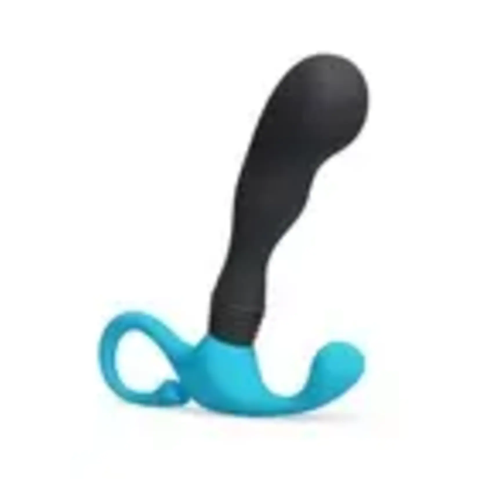B-Vibe B-Vibe P-Spot Curl Silicone Prostate Massager - Teal/Black