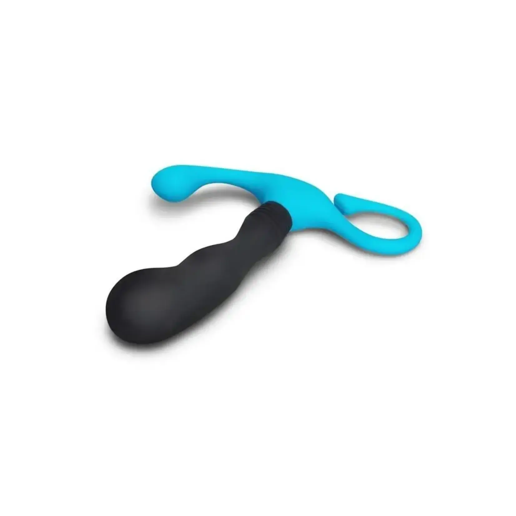 B-Vibe B-Vibe P-Spot Curl Silicone Prostate Massager - Teal/Black