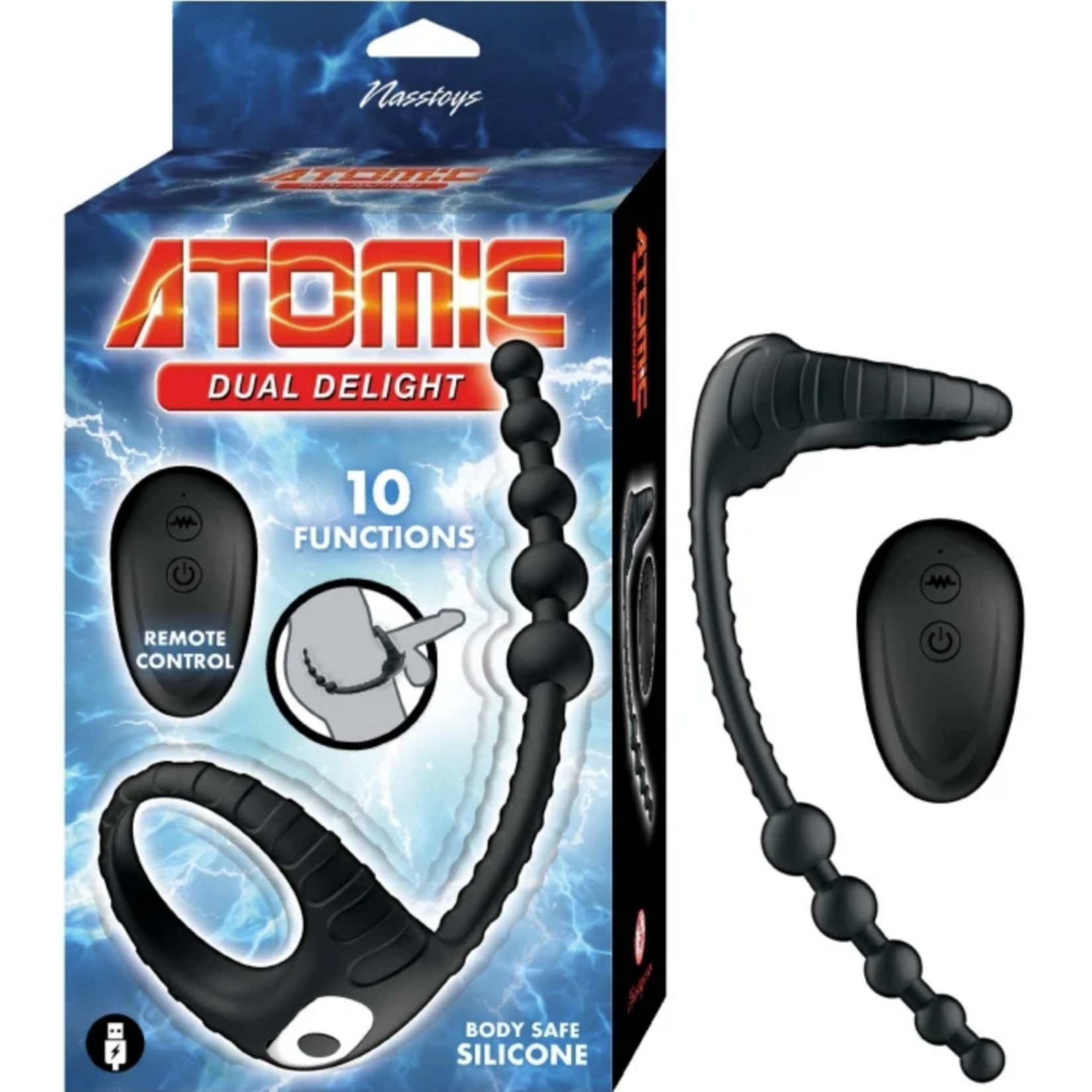 NassToys Atomic Dual Delight Black