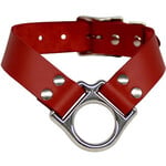 Kookie INTL Halter Ring Leather Collar